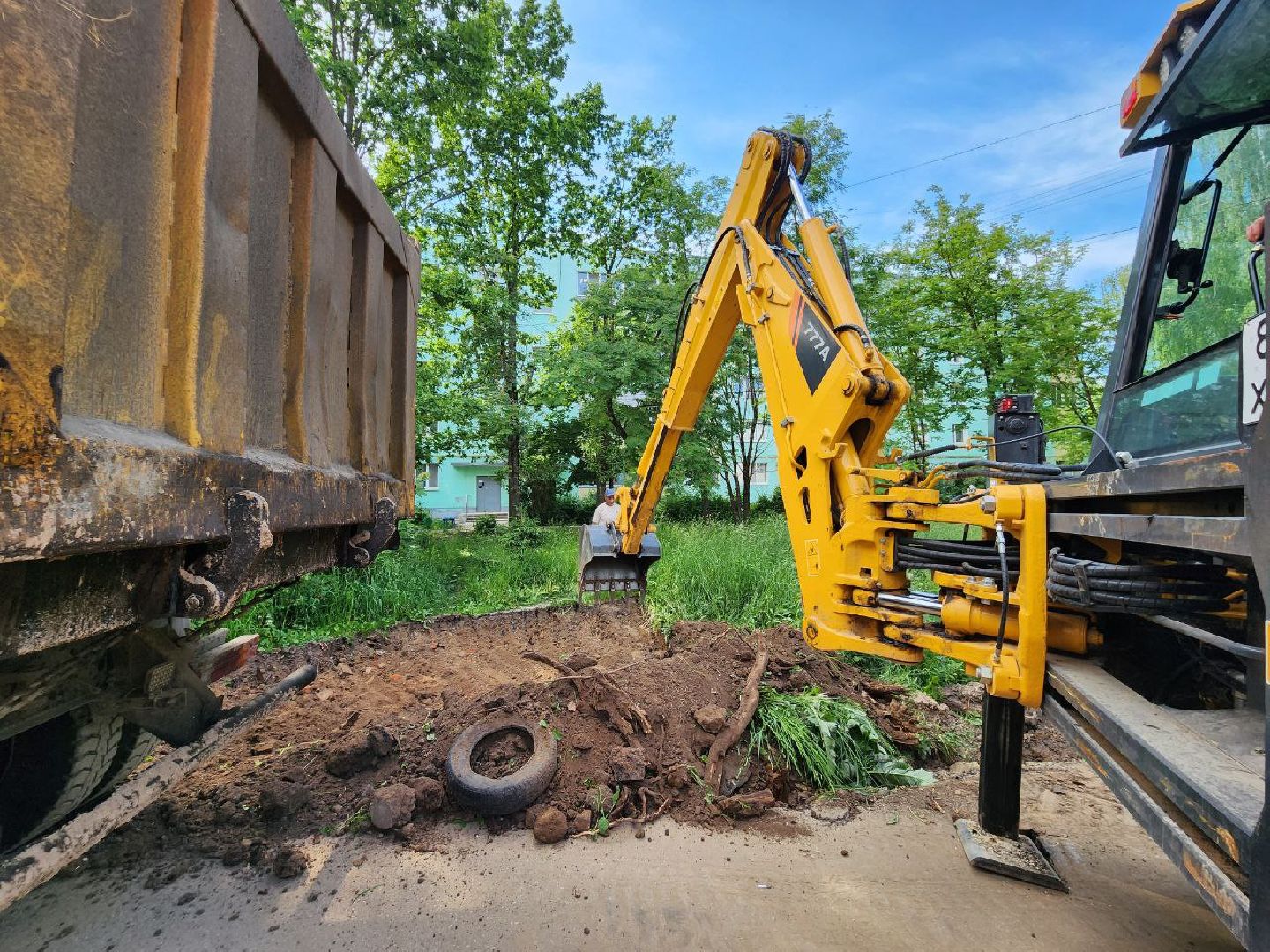 можайск, можайский городской округ, подмосковье, федеральная программа, комфортная городская среда, благоустройства дворов, дворовая территория, работы, благоустройство,