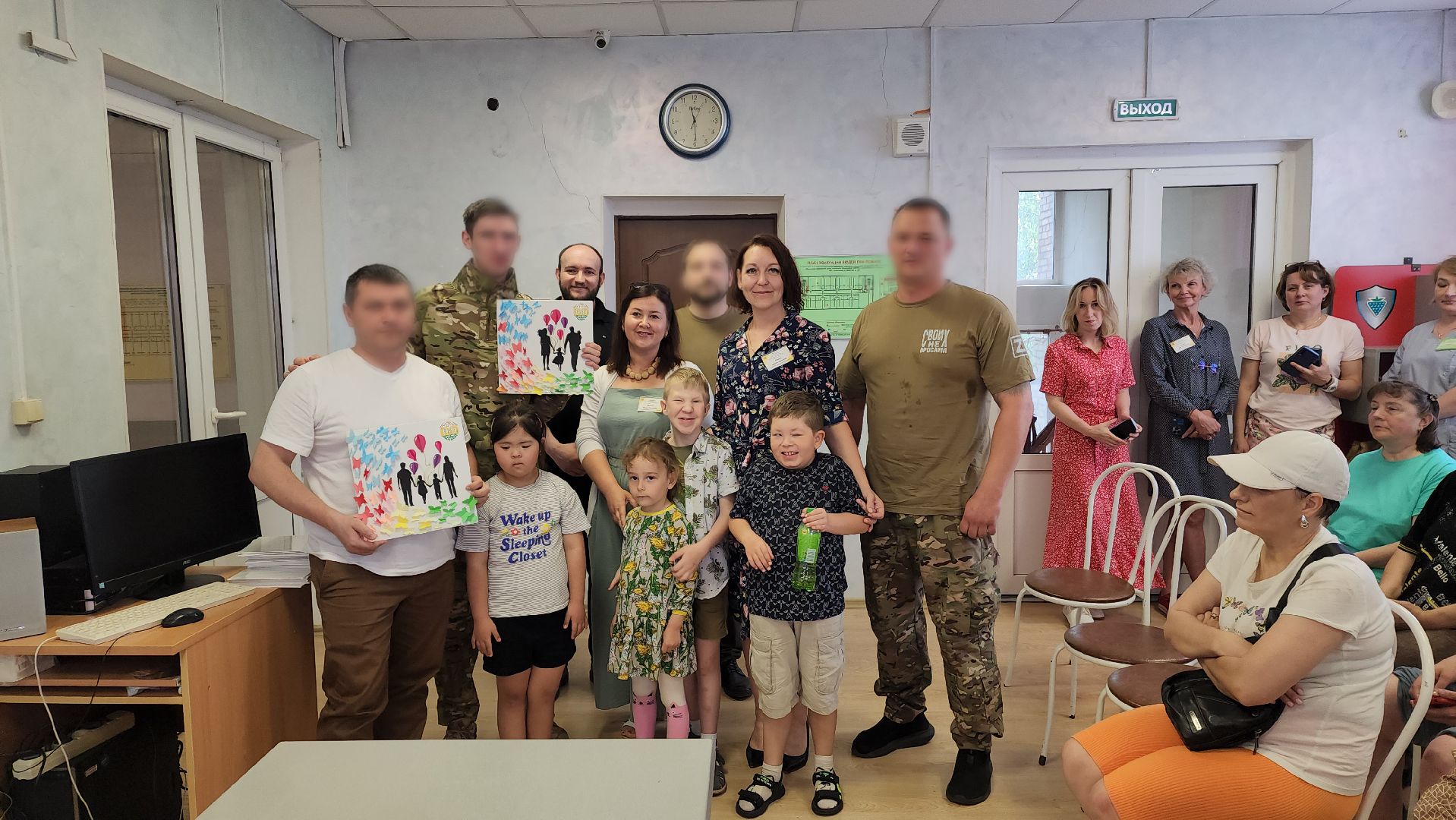 ивантеевка, дети инвалиды, взрослые, бойцы сво, встреча, подарки бойцам,