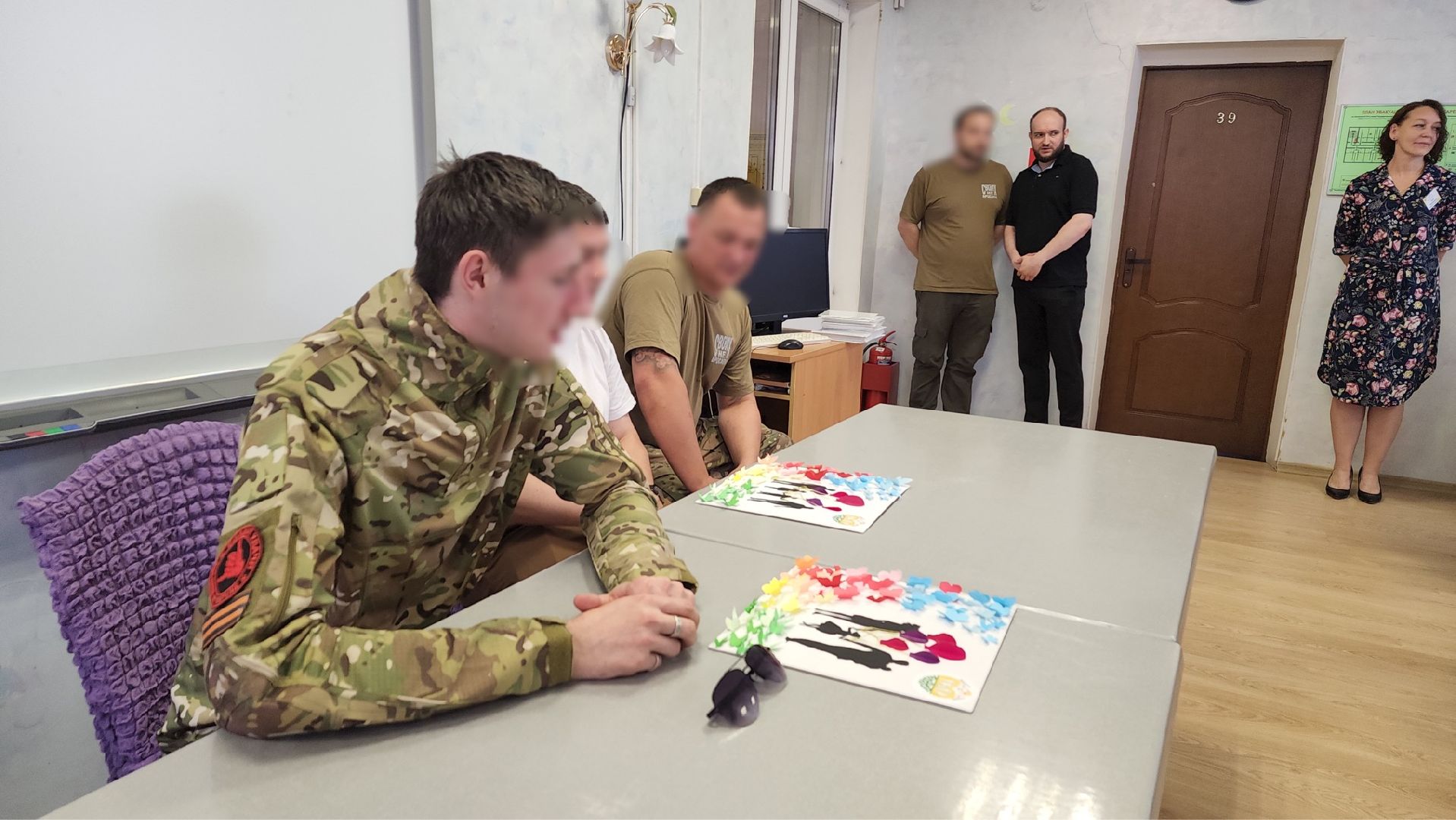 ивантеевка, дети инвалиды, взрослые, бойцы сво, встреча, подарки бойцам,