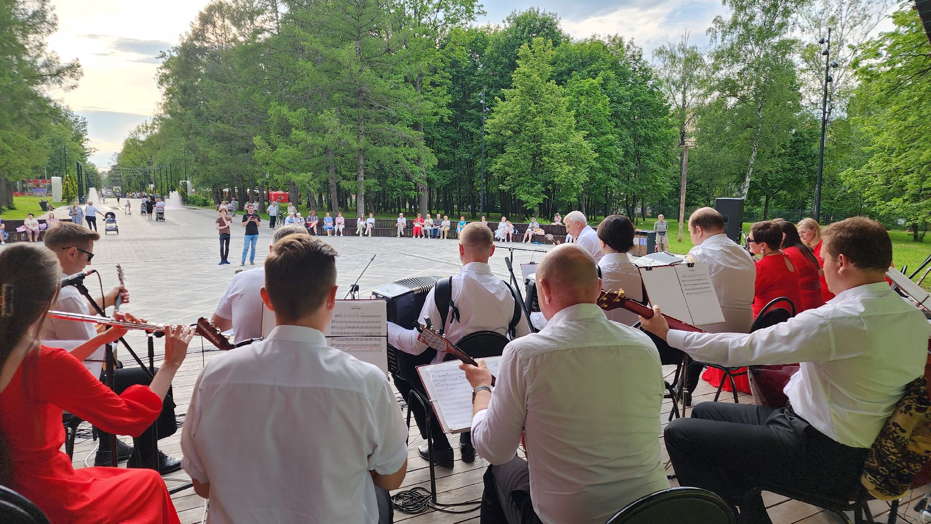 ступино, парк имени островского, лето в подмосковье,