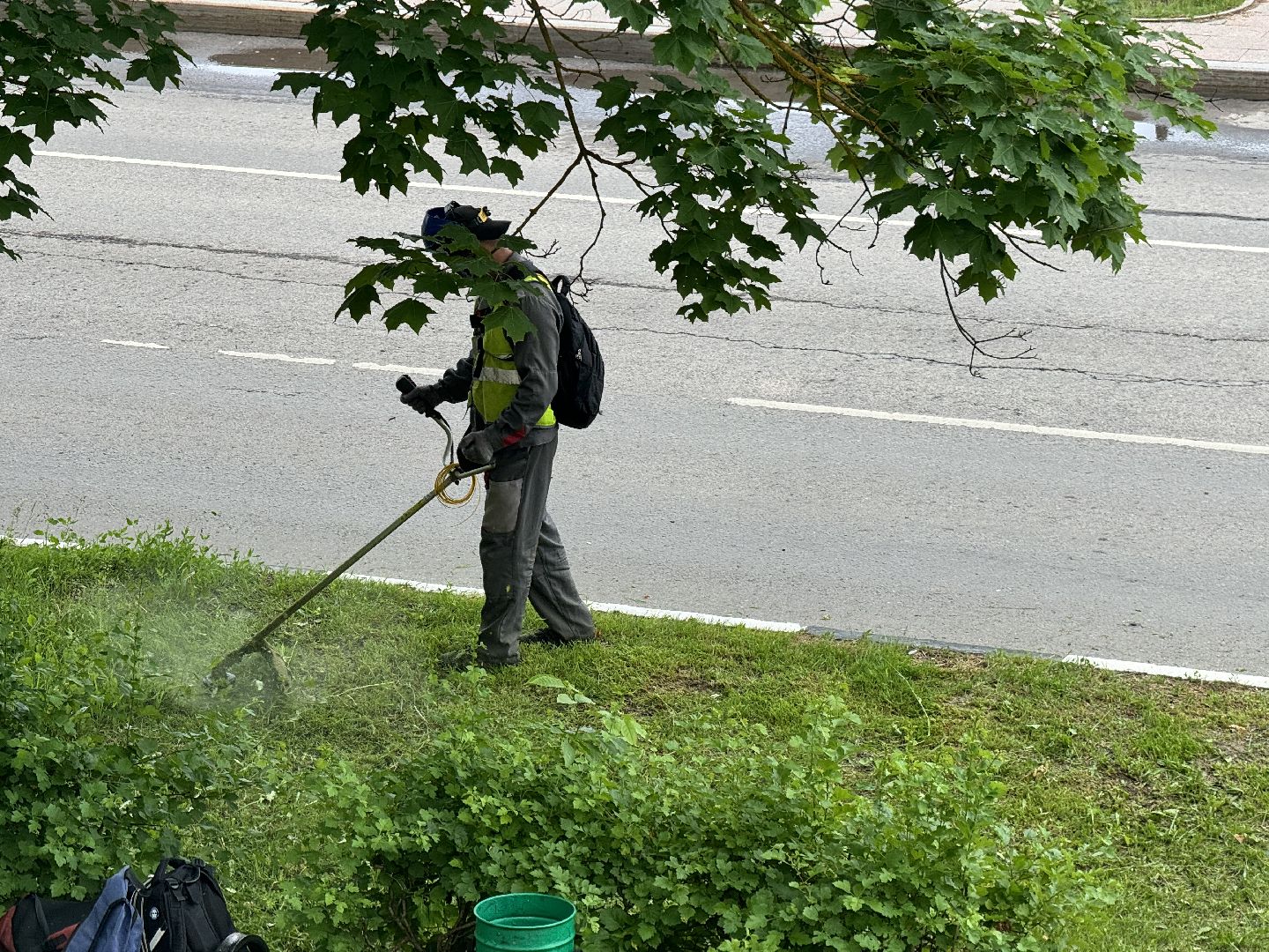 шаховская, покос травы, благоустойство,