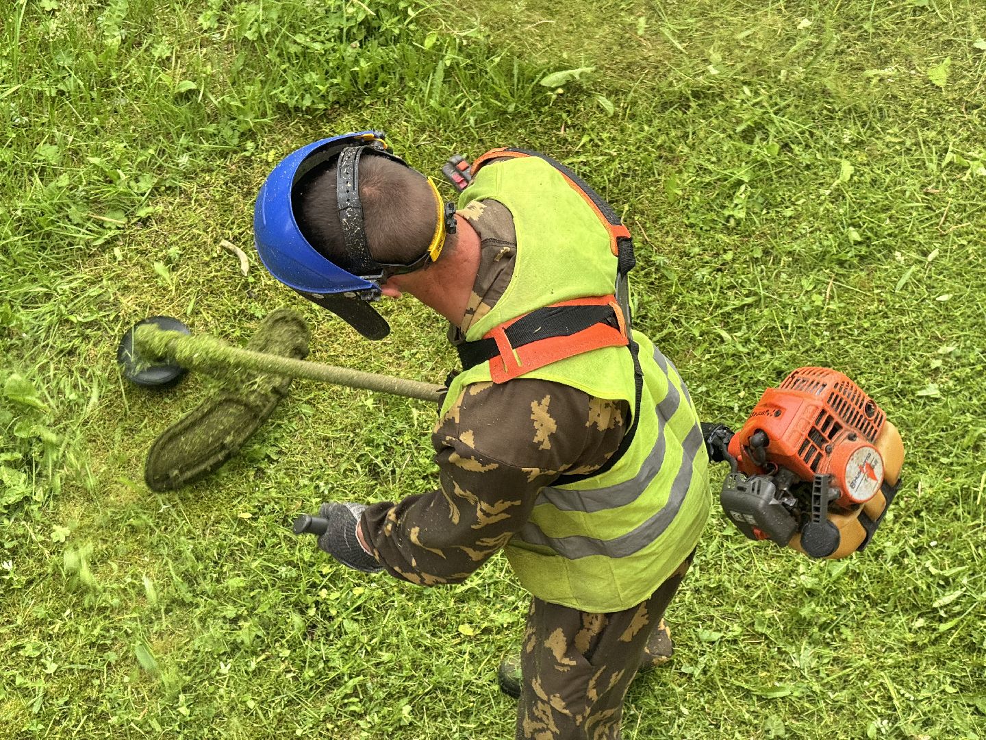 шаховская, покос травы, благоустойство,