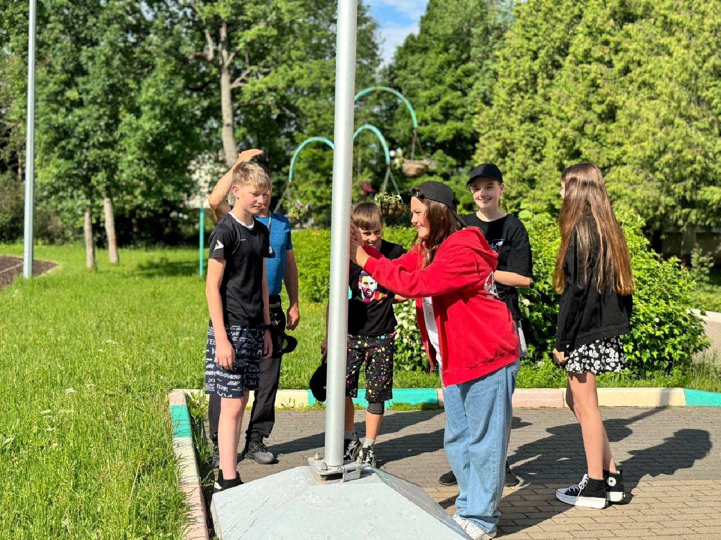 лагерь, школа, дети, каникулы,