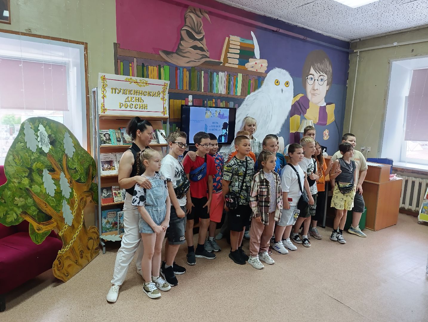 Бронницы, Библиотека, Своя игра, Вспоминая Пушкина, Игра посвященная Пушкину, Школьники Бронниц,