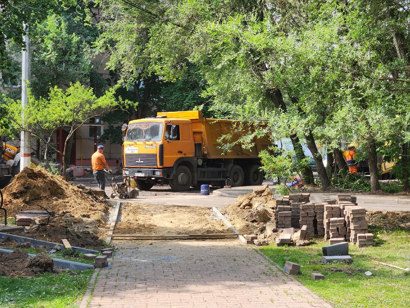 раменское, благоустройство, комплексное благоустройство дворов на улице Десантная,