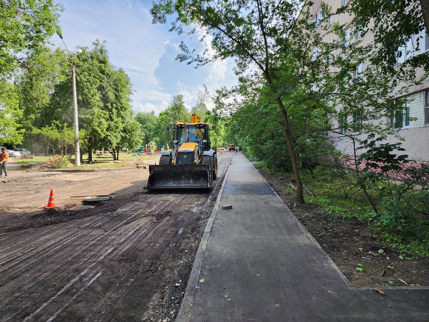 раменское, благоустройство, комплексное благоустройство дворов на улице Десантная,