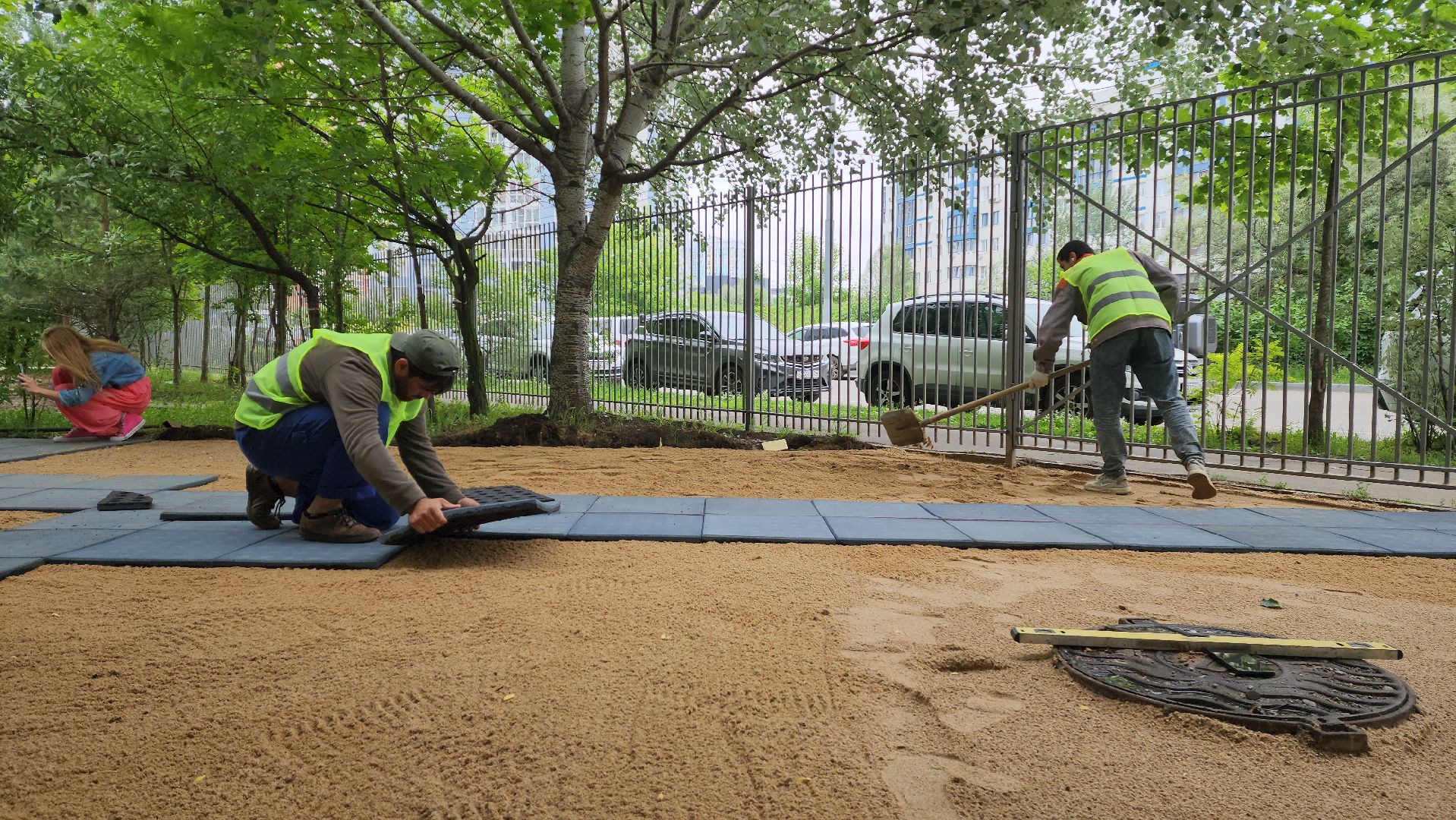 детская площадка, благоустройство, павшинская пойма,