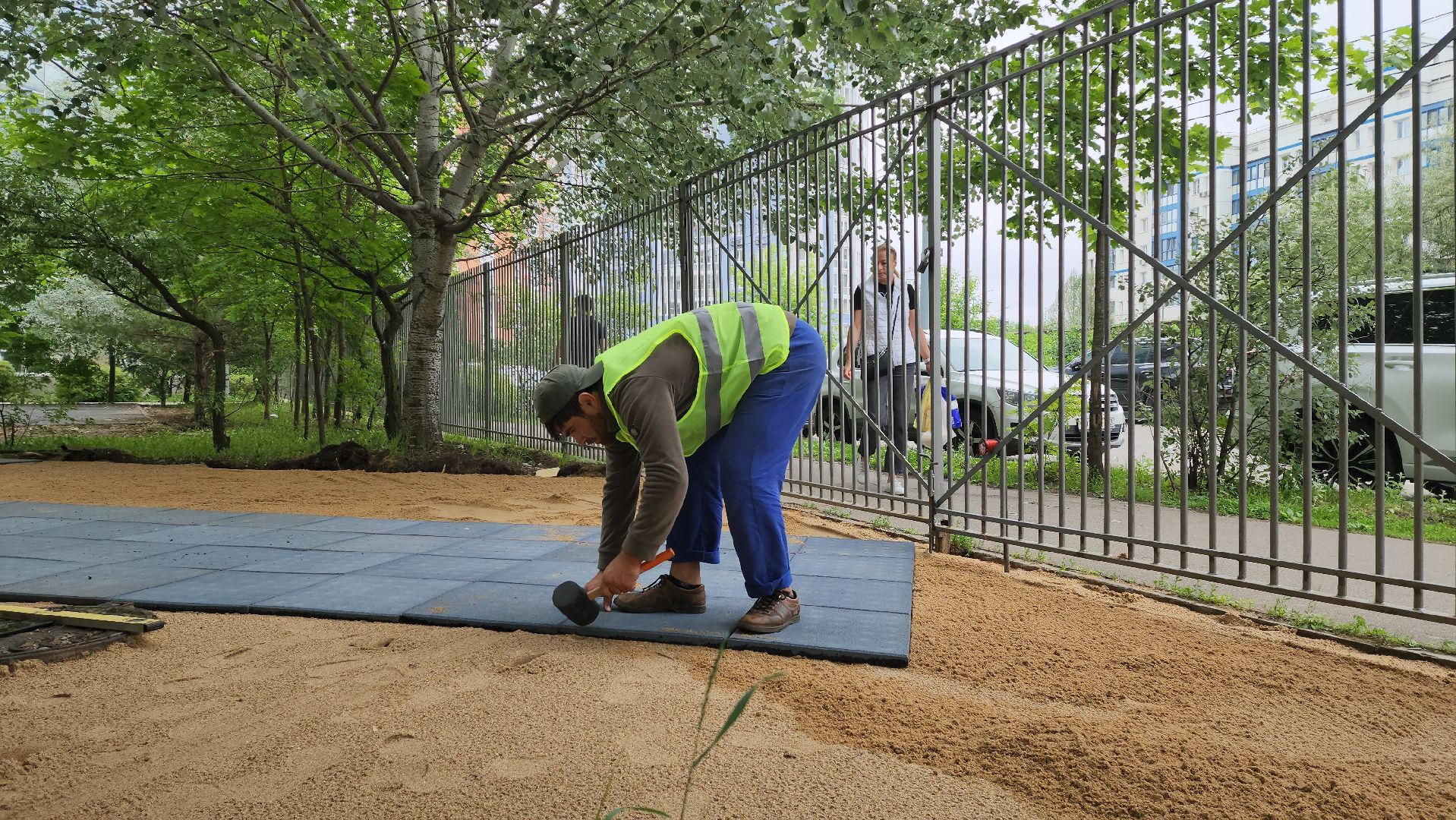 детская площадка, благоустройство, павшинская пойма,