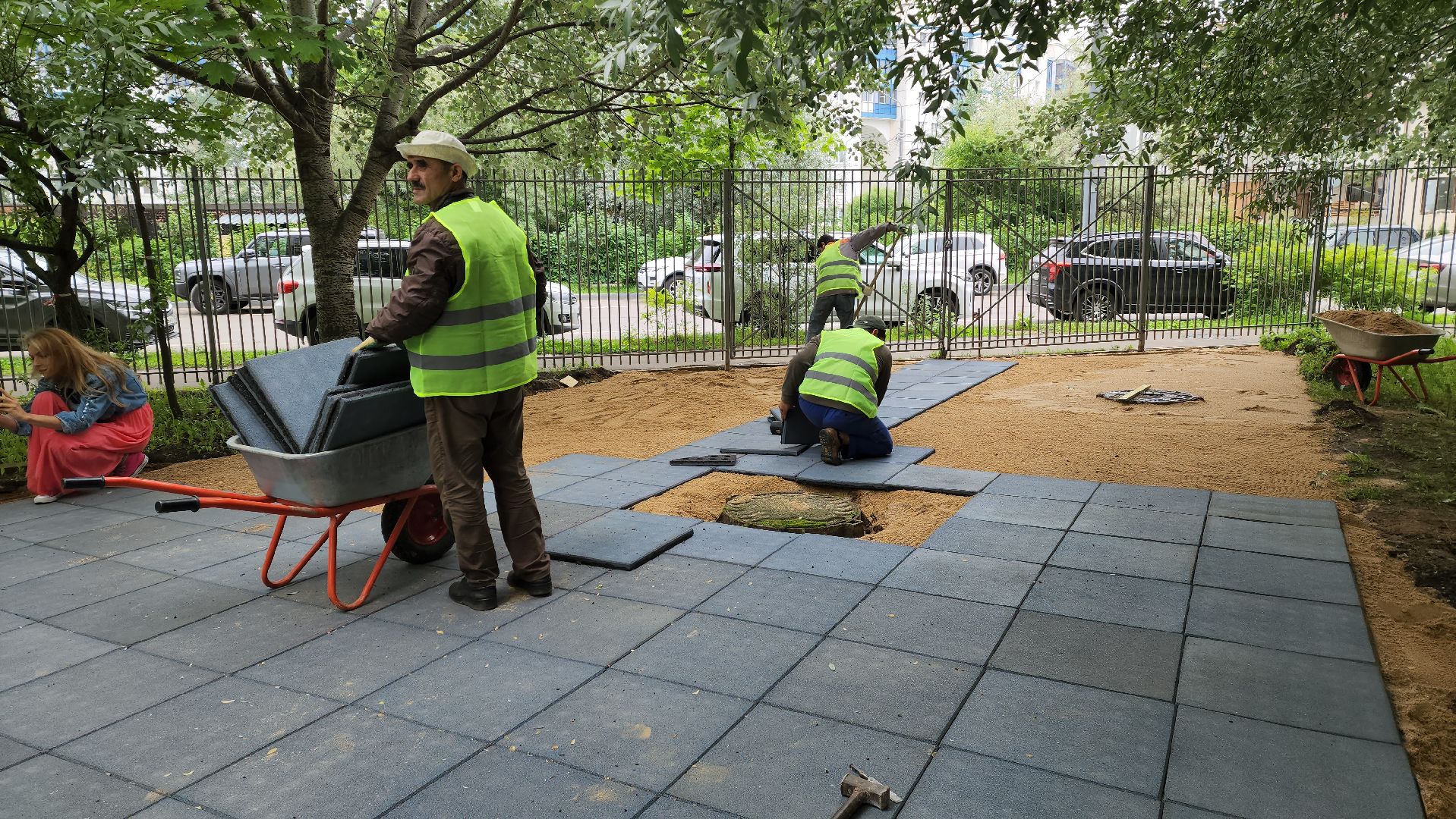 детская площадка, благоустройство, павшинская пойма,