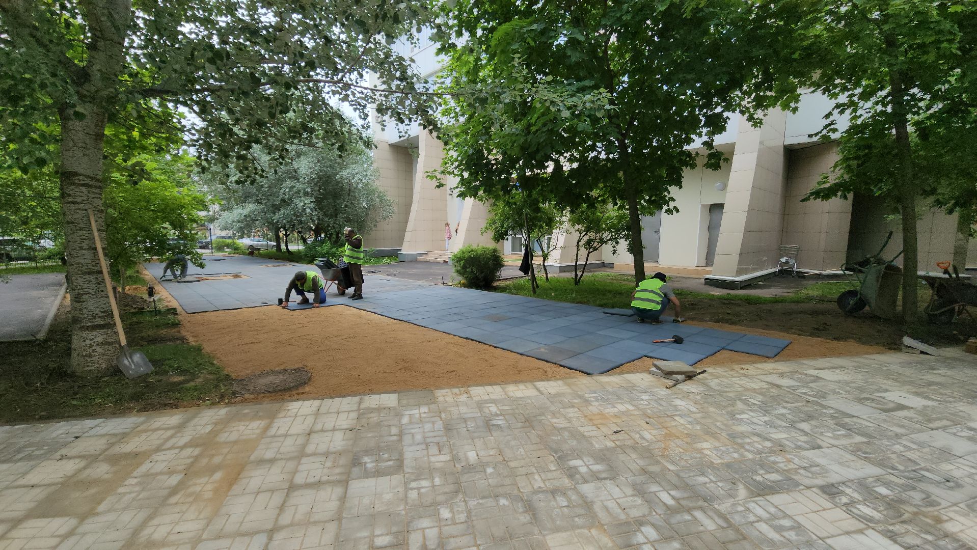 детская площадка, благоустройство, павшинская пойма,