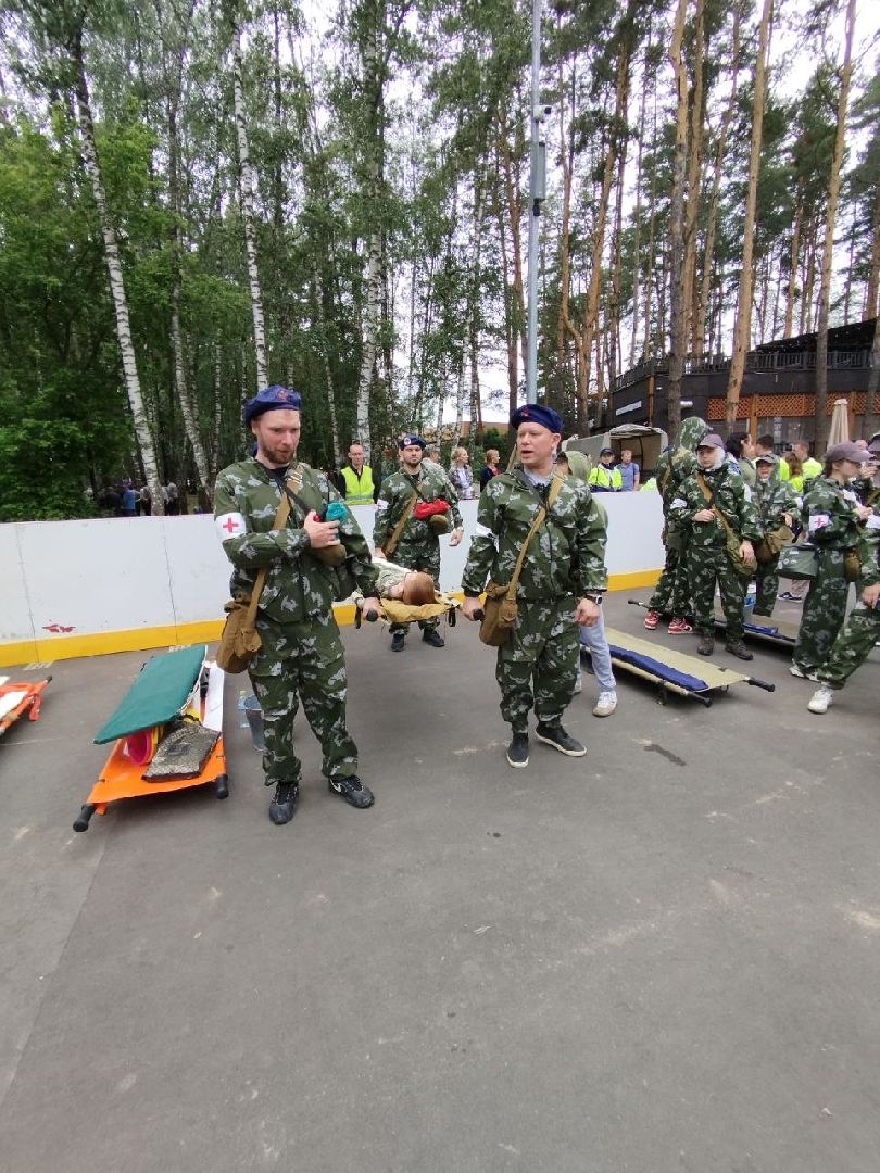 соревнования ГО и ЧС, парк Елочки, Домодедово,