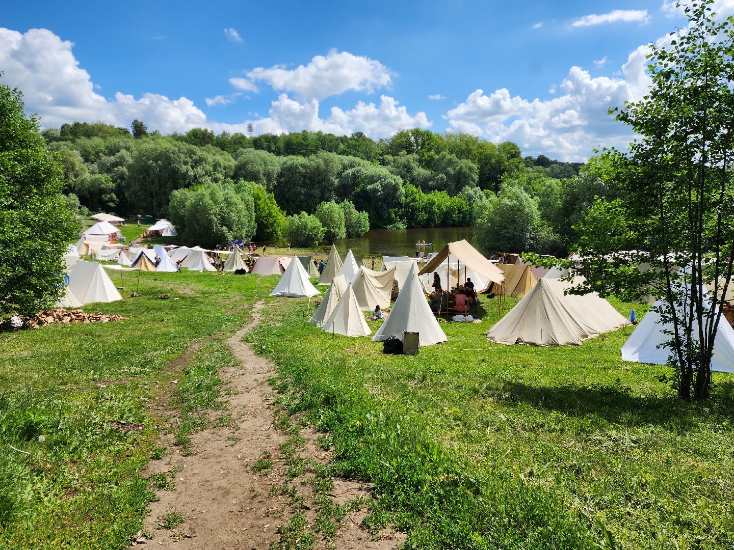 раменское, культура, фестиваль исторической реконструкции на берегу озера Борисоглебское,