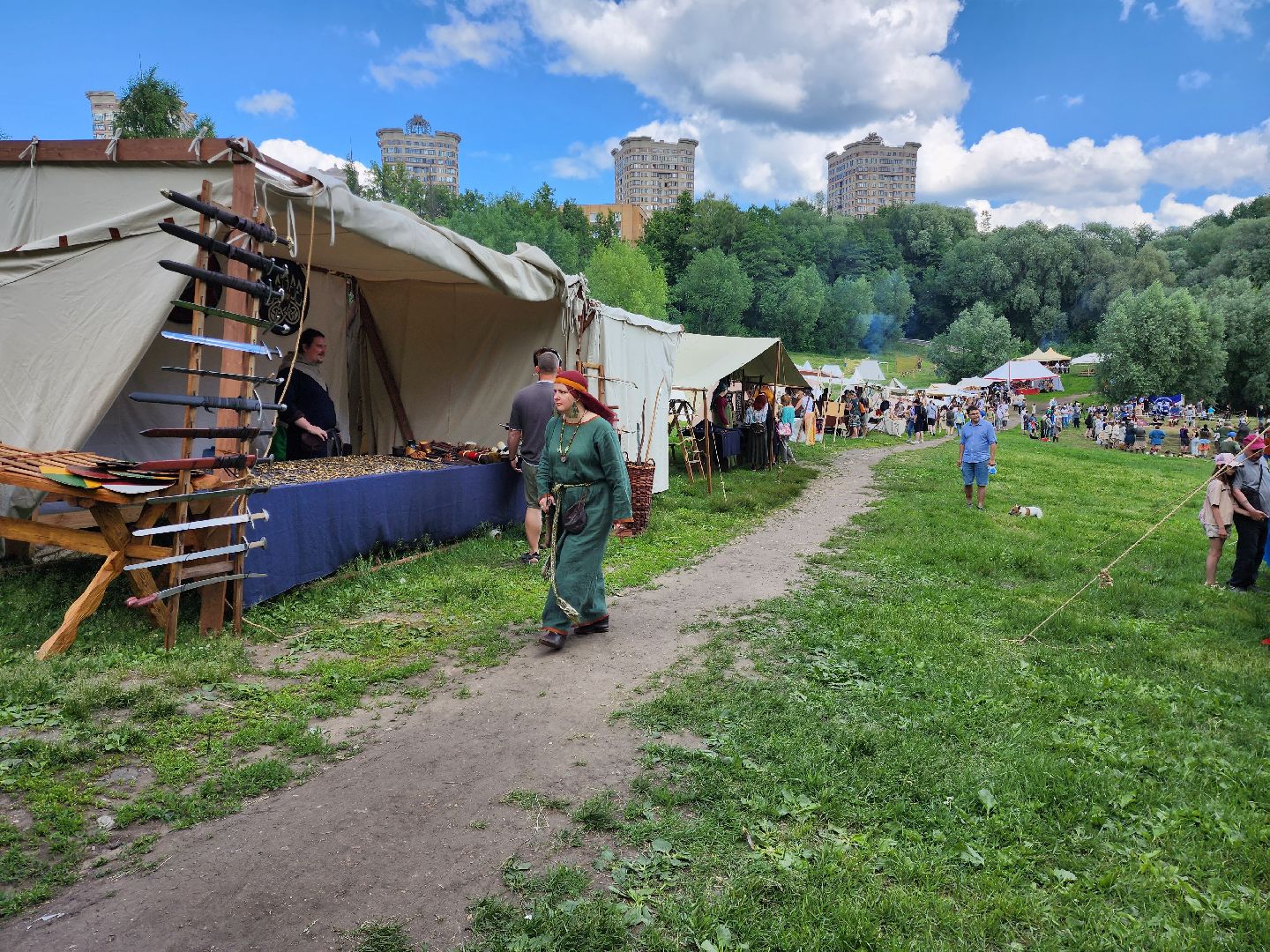 раменское, культура, фестиваль исторической реконструкции на берегу озера Борисоглебское,
