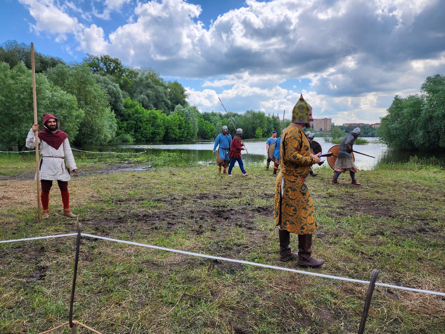 раменское, культура, фестиваль исторической реконструкции на берегу озера Борисоглебское,