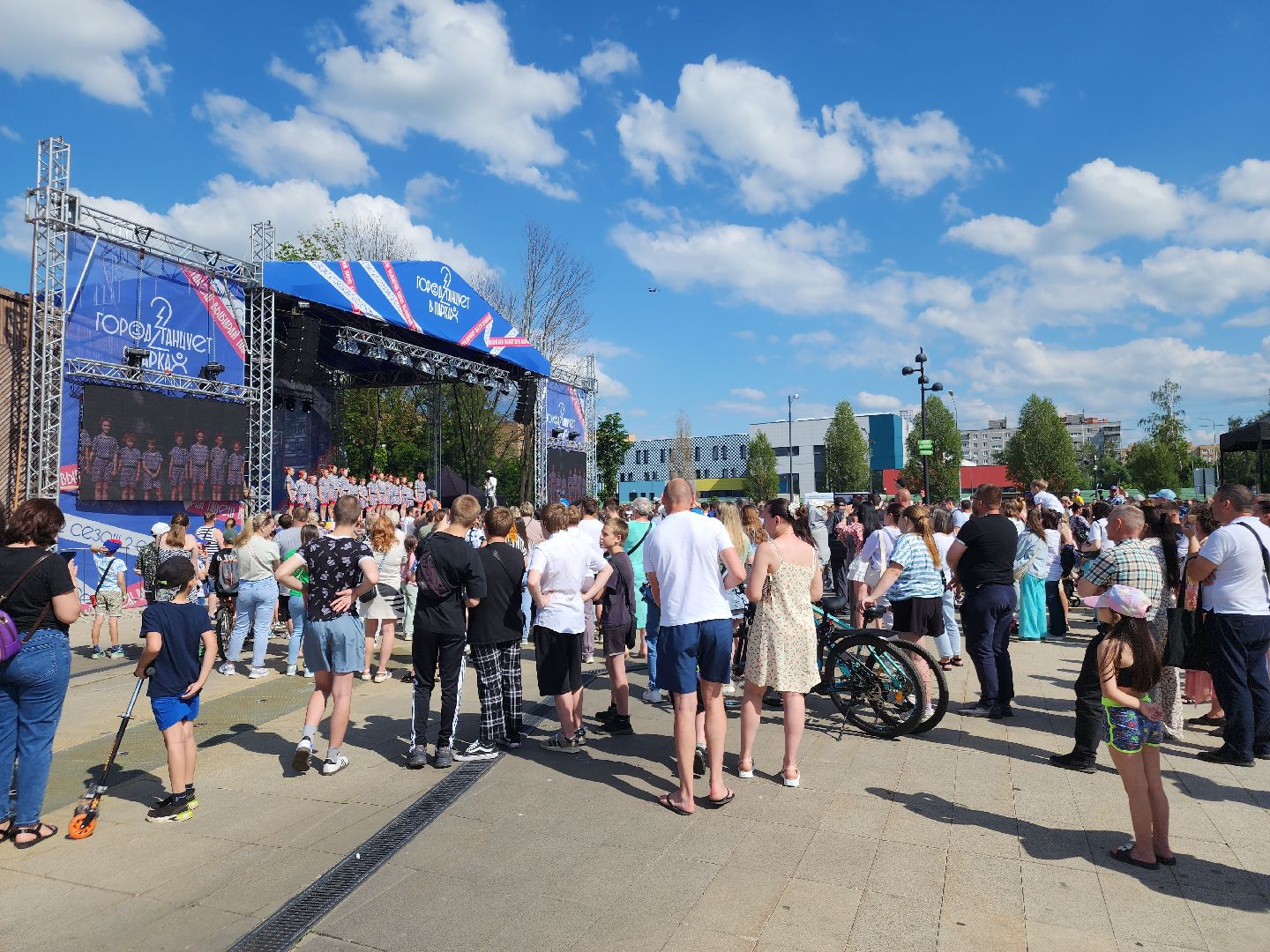 город танцует в парках, орехово-зуево, танцы,