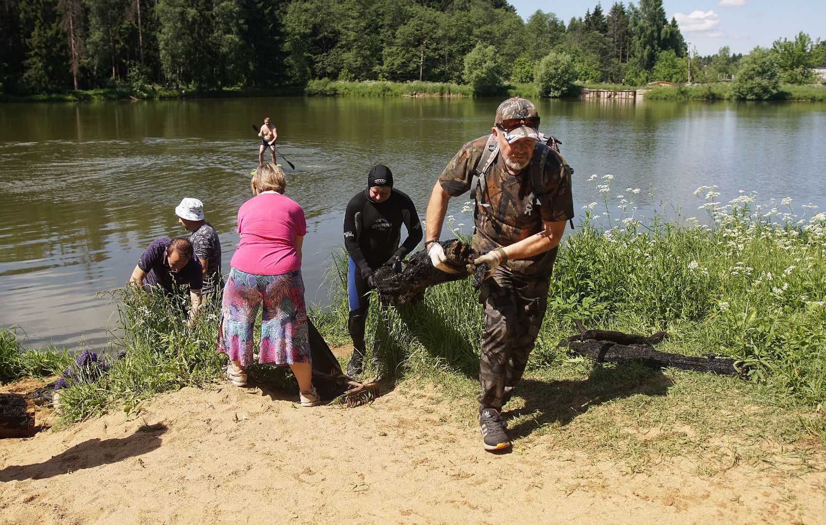 Одинцово, экология, экокубинка, депутат, пруд, старый городок, старогородковский пруд, мусор, волонтеры,