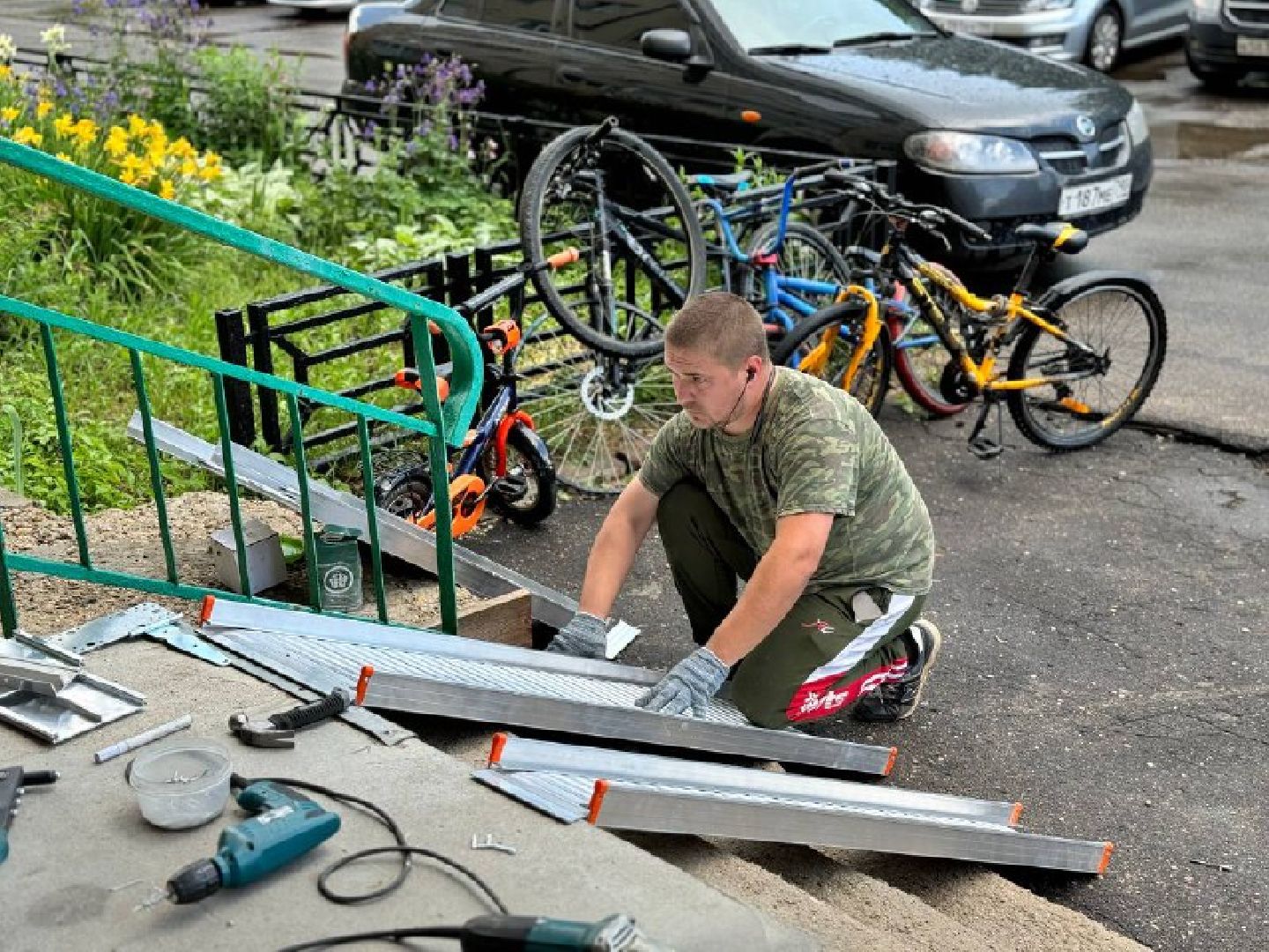 пандусы, инвалиды, Восход,