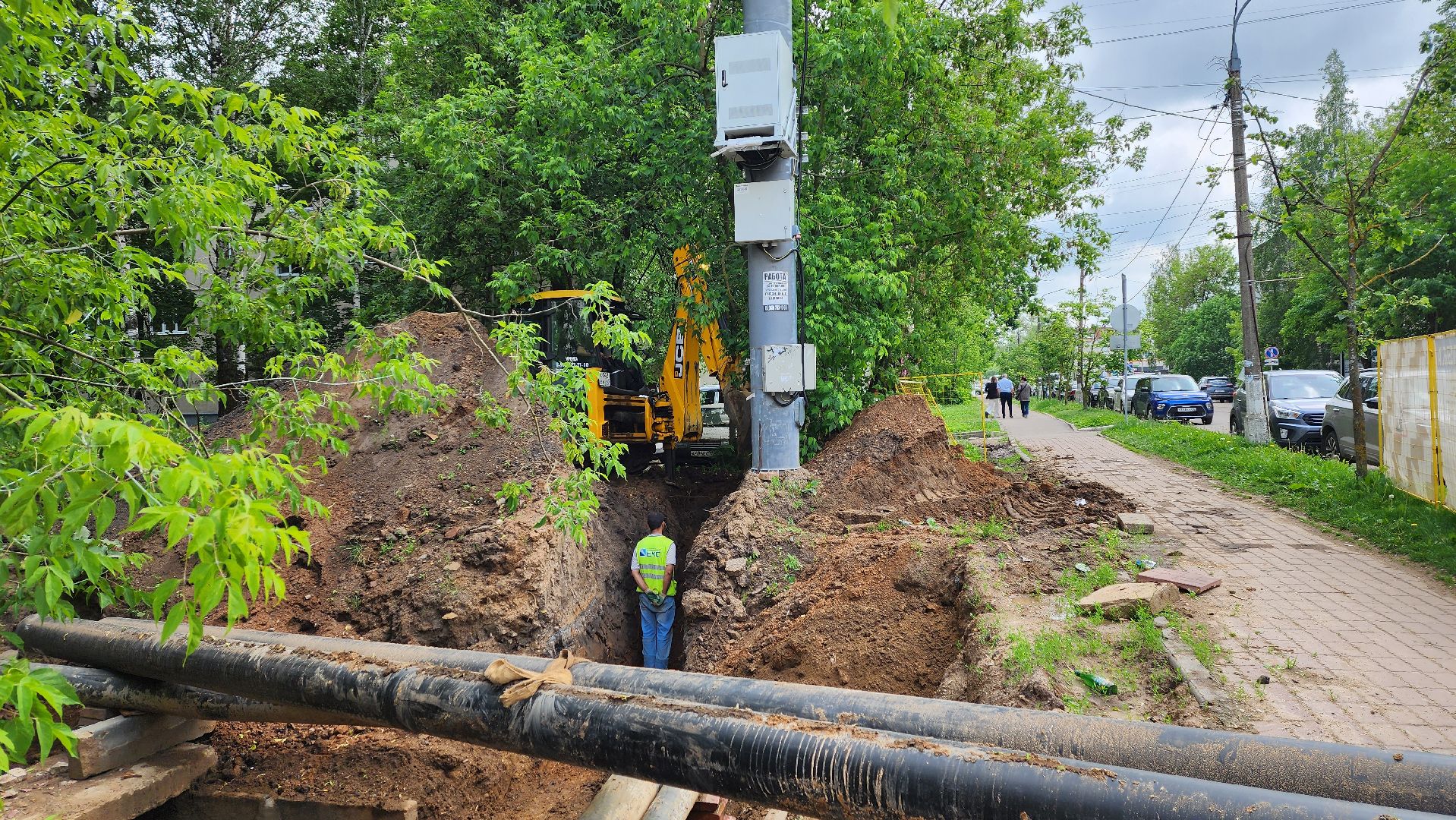 Солнечногорск, ЖКХ, капремонт теплотрассы,