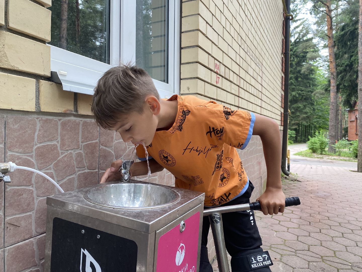 Домодедово, Подмосковье, мособлпарк, Культура, Барьер, Питьевой фонтанчик, Экология, окружающая среда, защита природы,