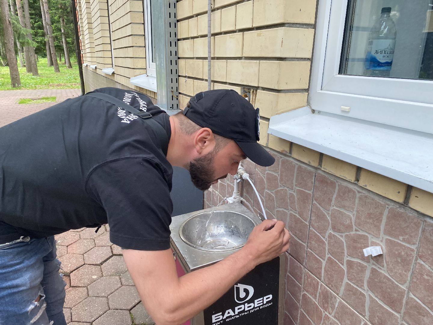 Домодедово, Подмосковье, мособлпарк, Культура, Барьер, Питьевой фонтанчик, Экология, окружающая среда, защита природы,