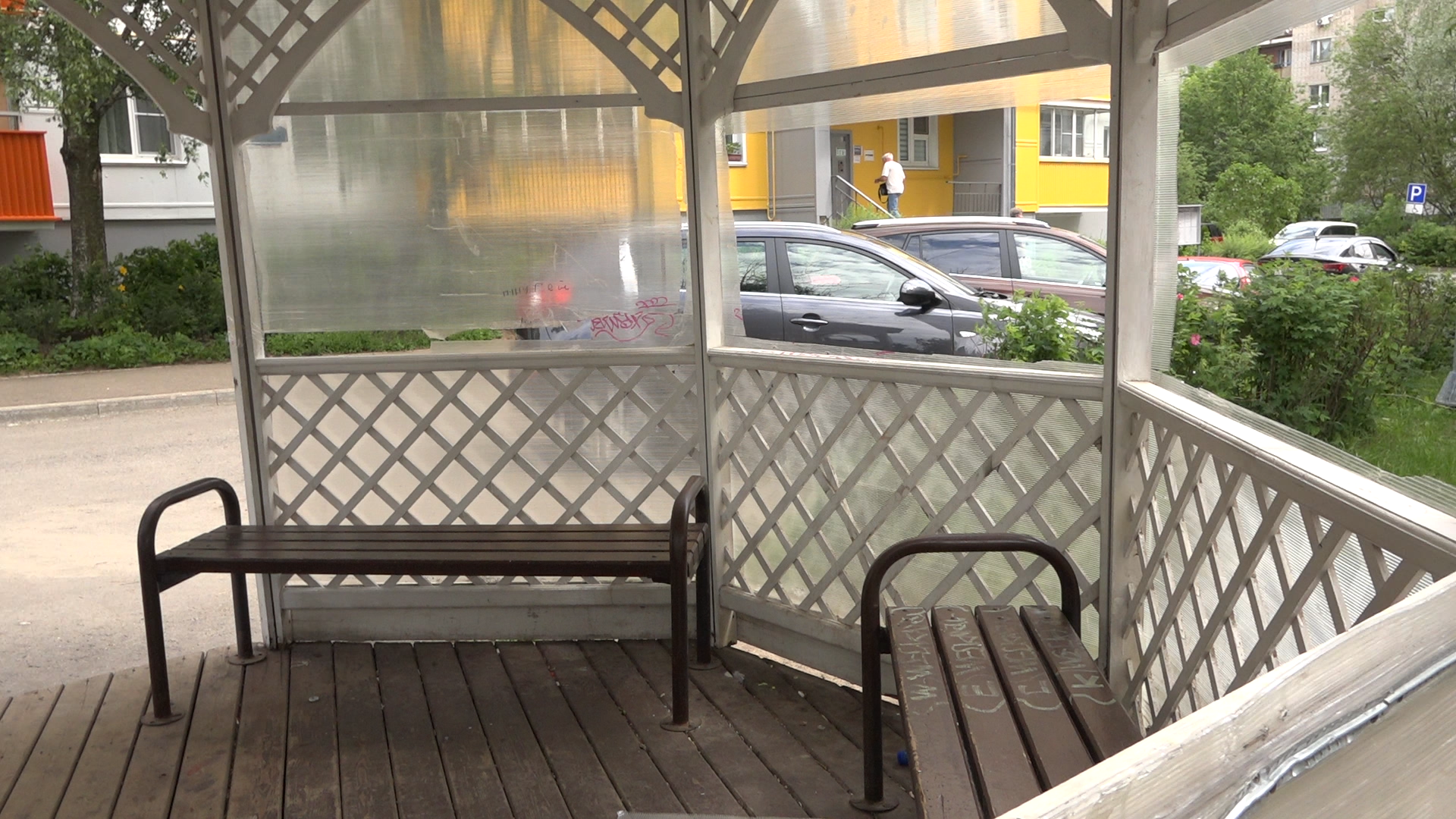 благоустройство власиха, беседка, Власиха Заозерная, ремонт во власихе, обход территории,