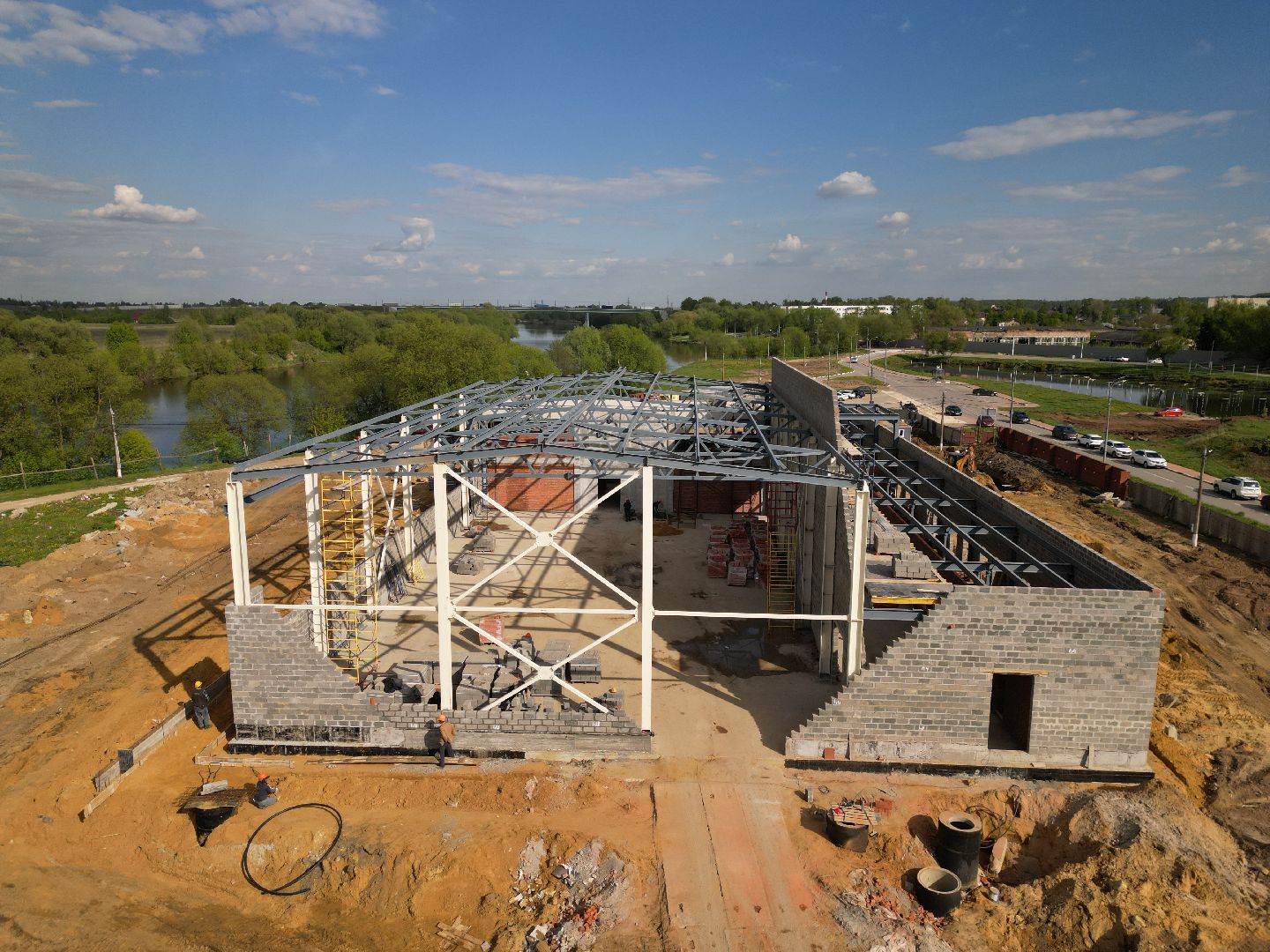 видео с коптера,