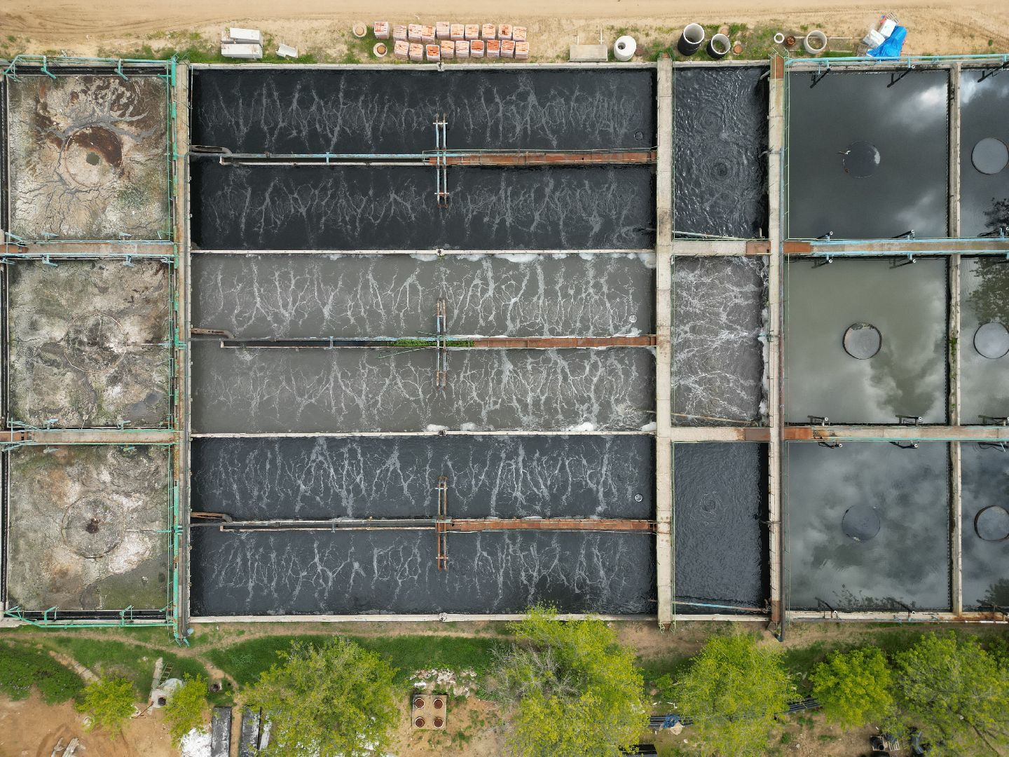 видео с коптера, очистные, лыткарино,