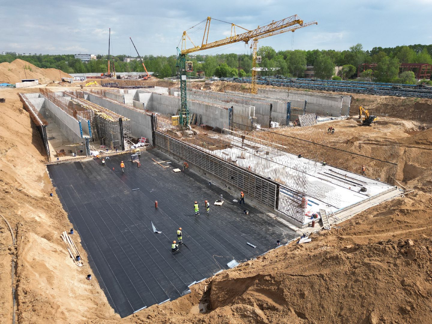 видео с коптера,