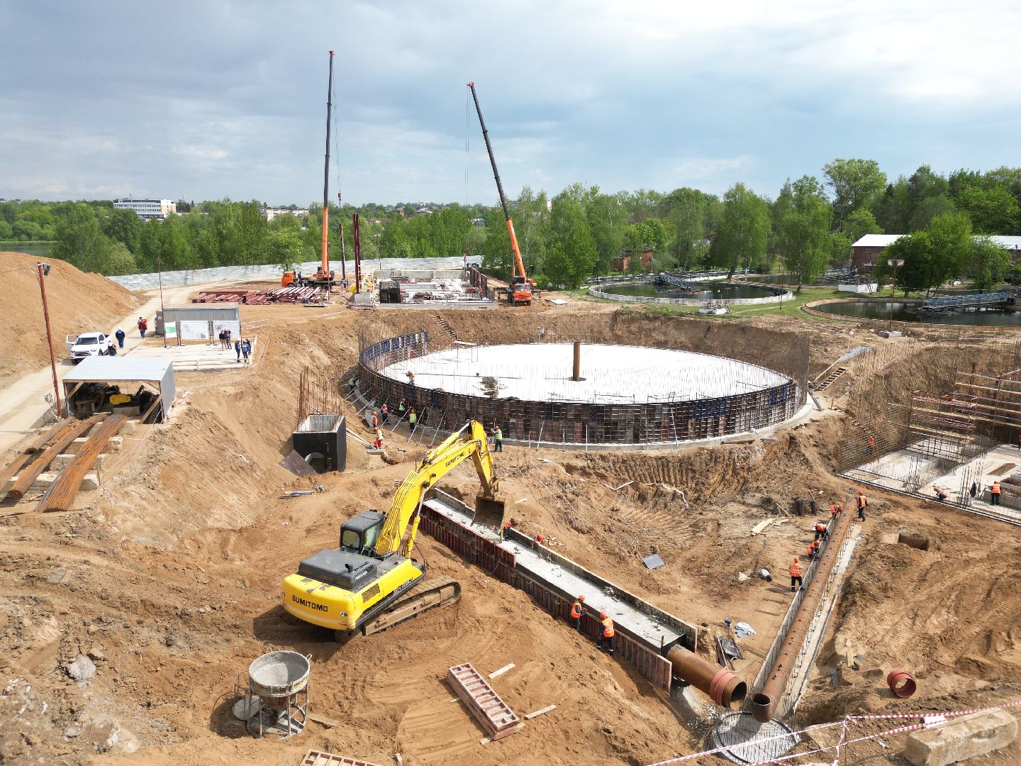 видео с коптера,