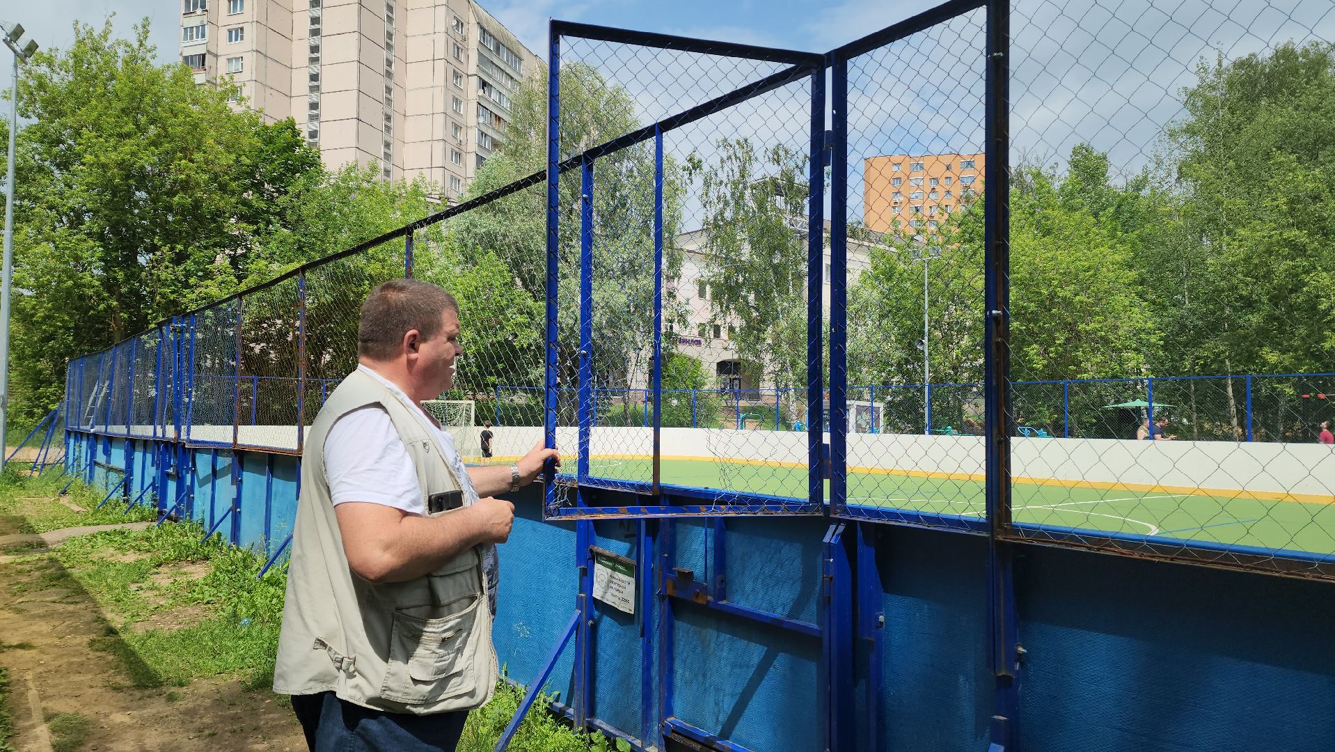 красногорск, ивановские пруды, спортивная площадка, реконструкция, ремонт,