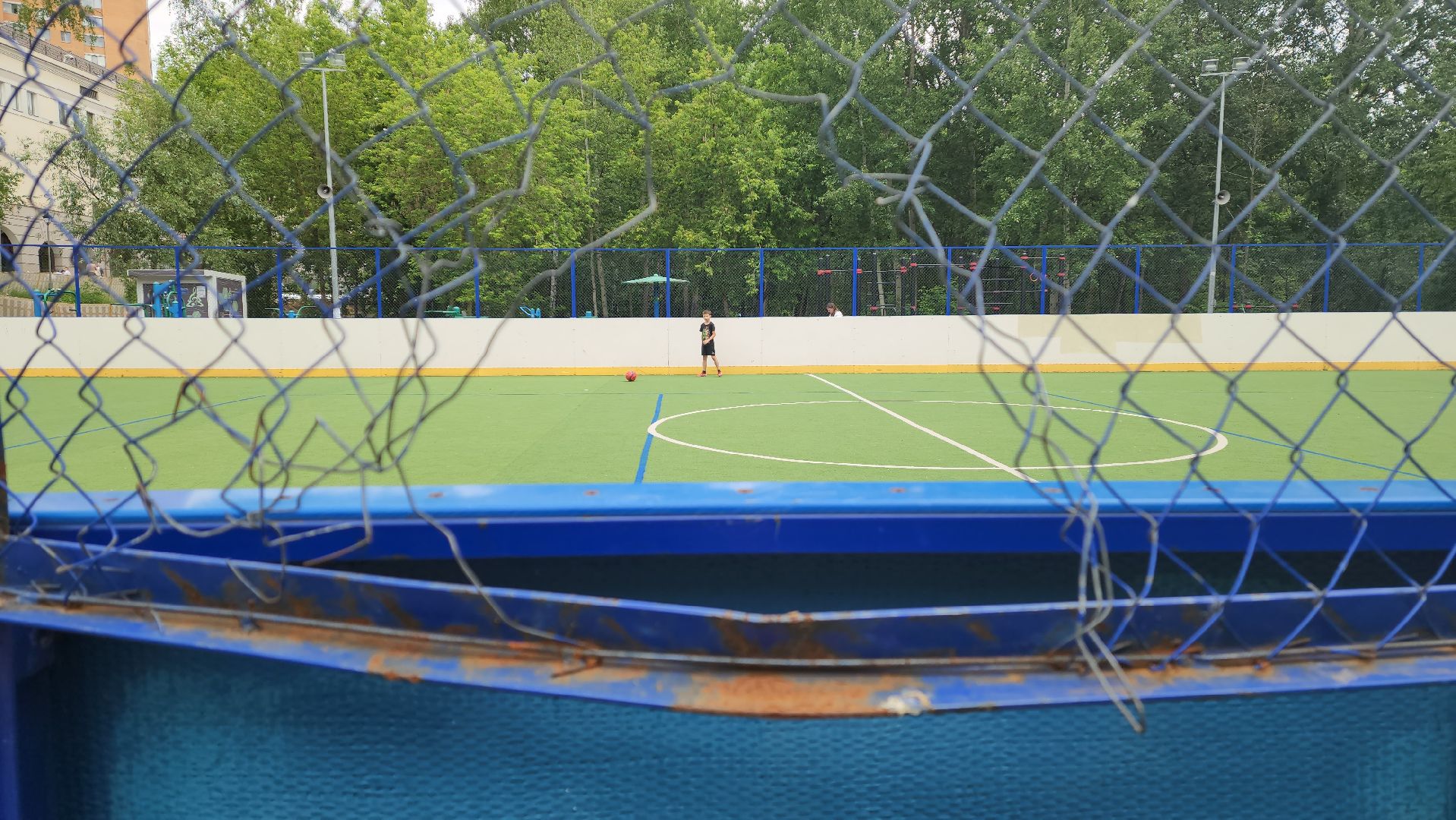 красногорск, ивановские пруды, спортивная площадка, реконструкция, ремонт,