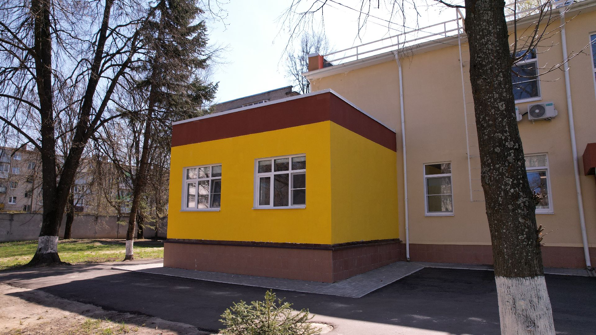 видео с коптера, интернат, овз, школа,