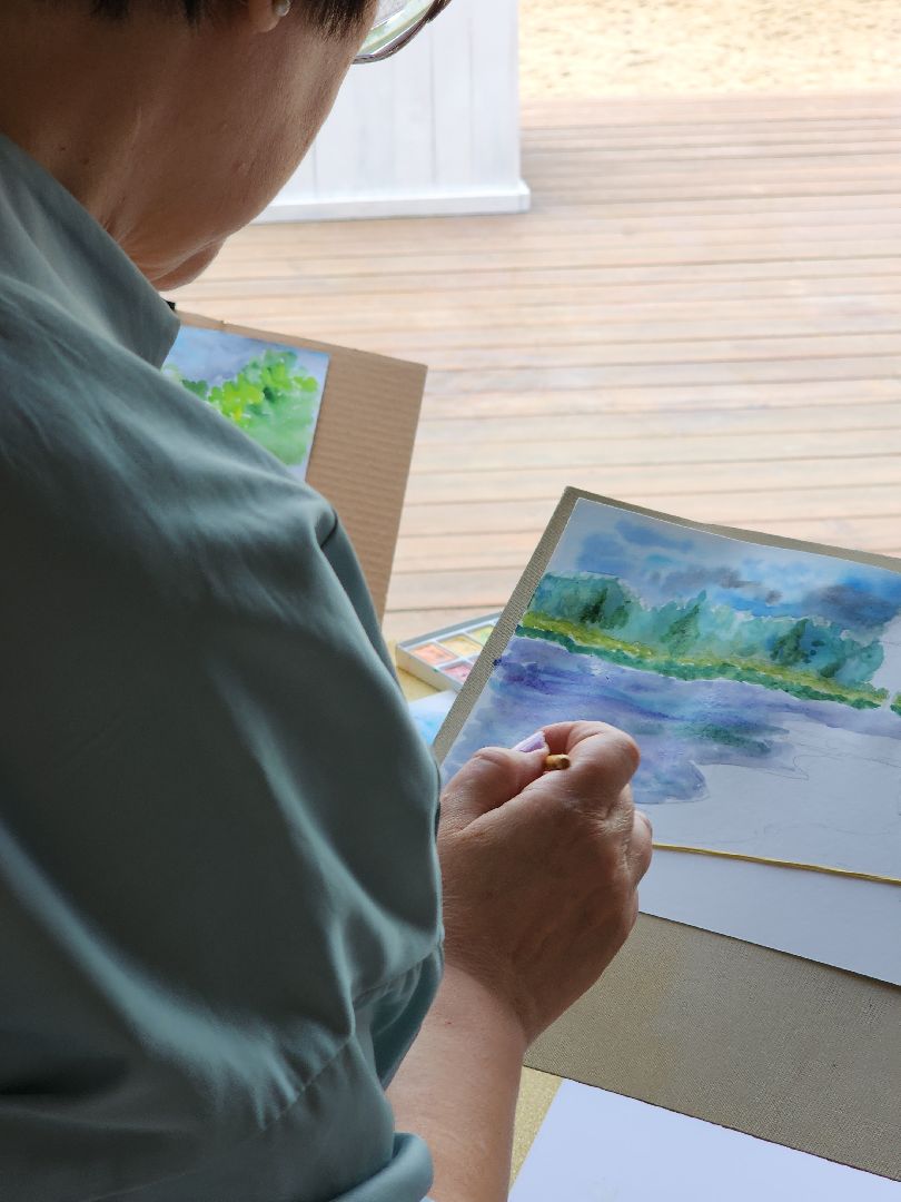 культура, активное долголетие, подмосковье, электросталь, мой город, жители города, пленэр, мастер-класс,