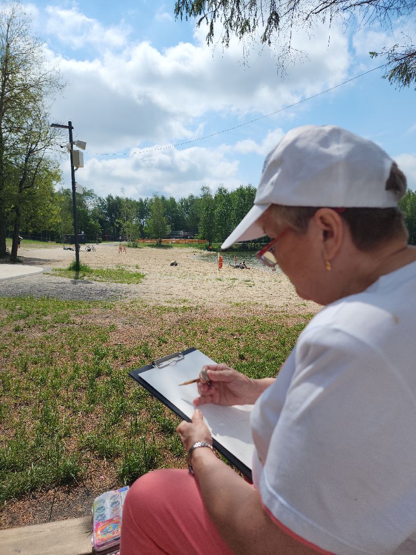 культура, активное долголетие, подмосковье, электросталь, мой город, жители города, пленэр, мастер-класс,