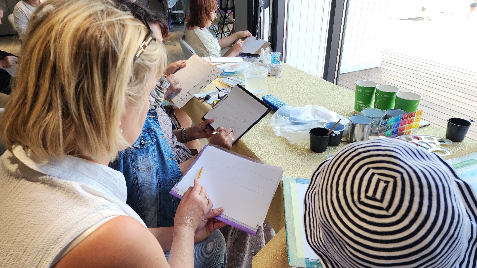 культура, активное долголетие, подмосковье, электросталь, мой город, жители города, пленэр, мастер-класс,