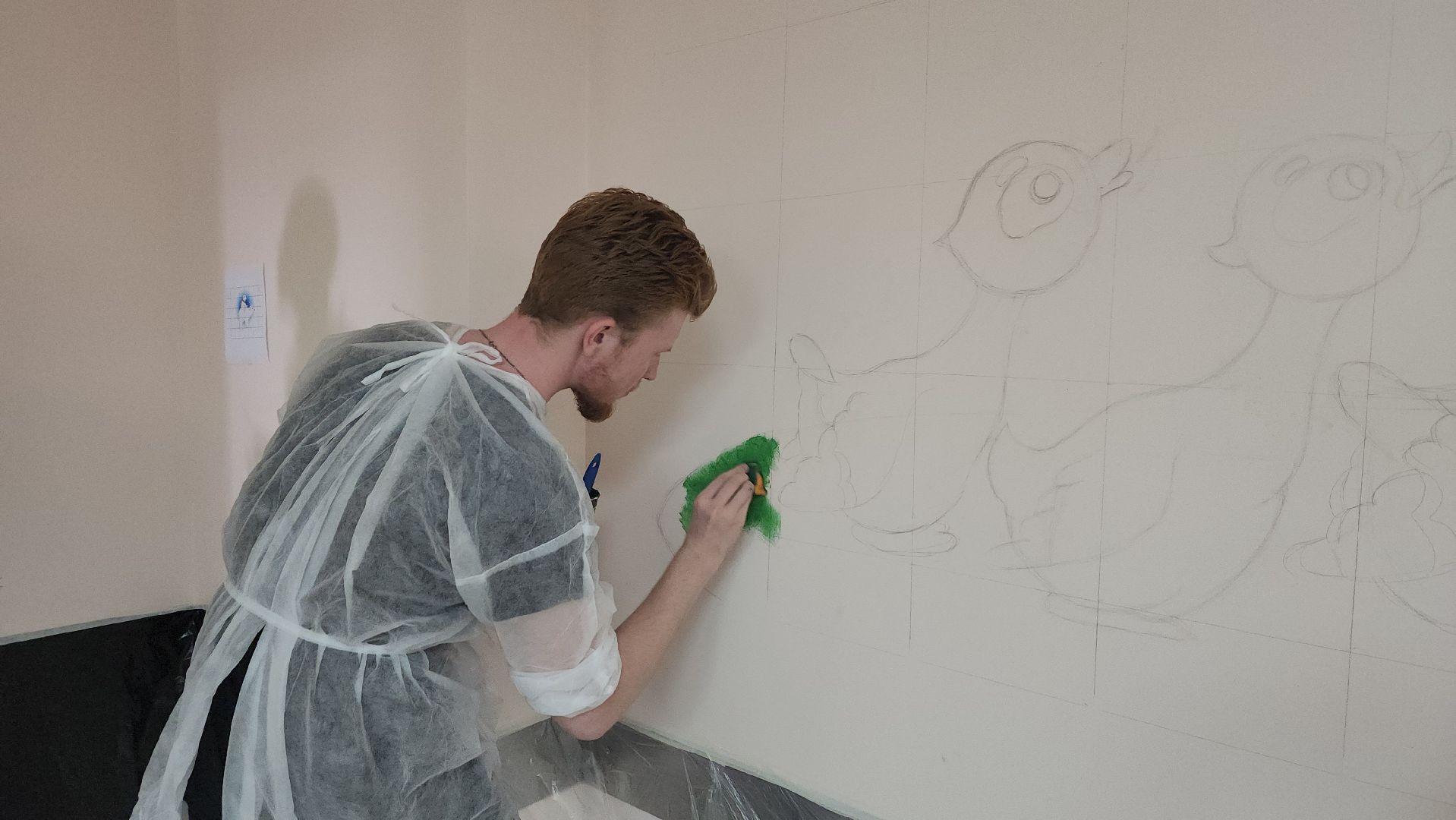 пушкино, больница, роспись, студенты, дети и родители, перинатальный центр, мультфильмы,