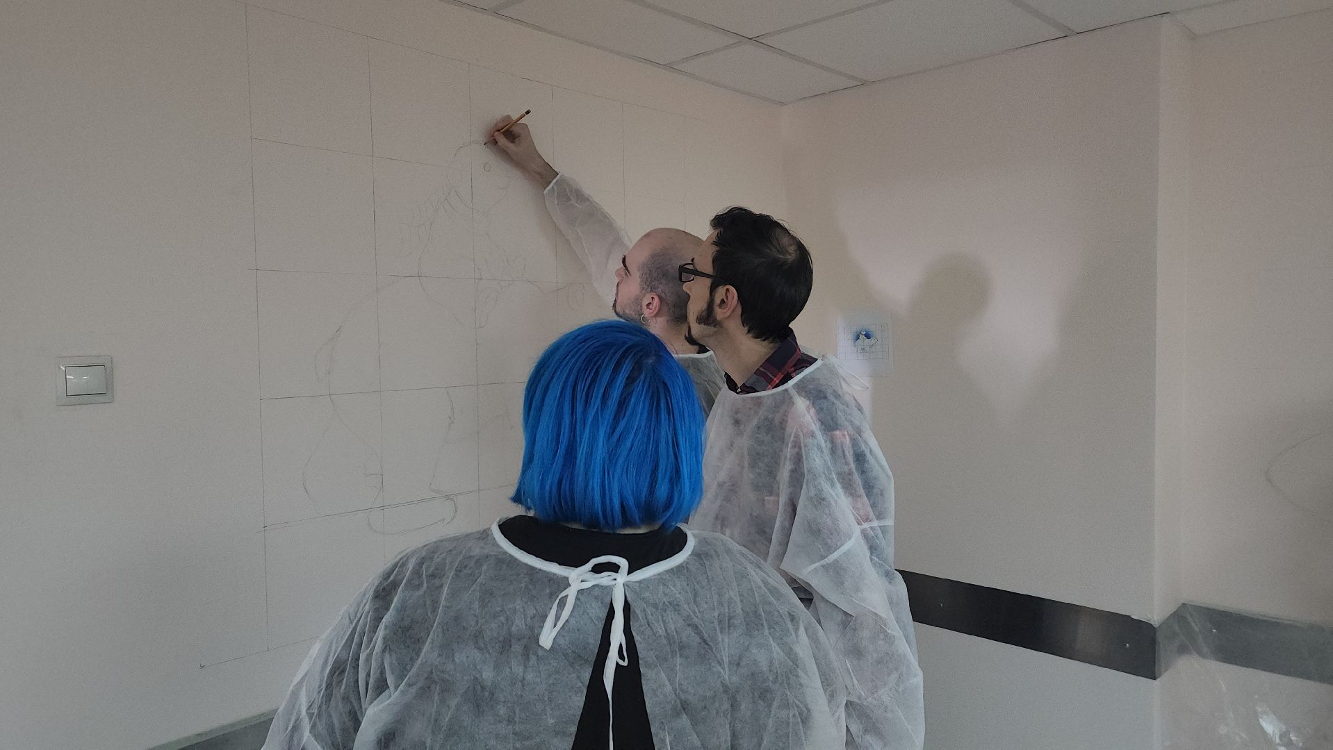 пушкино, больница, роспись, студенты, дети и родители, перинатальный центр, мультфильмы,