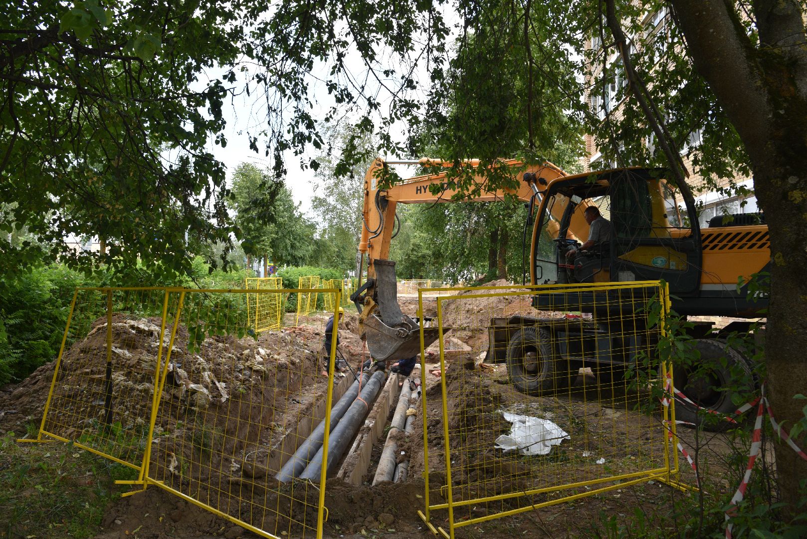 лотошино, жкх, теплотрасса, замена труб, коммунальная инфраструктура,