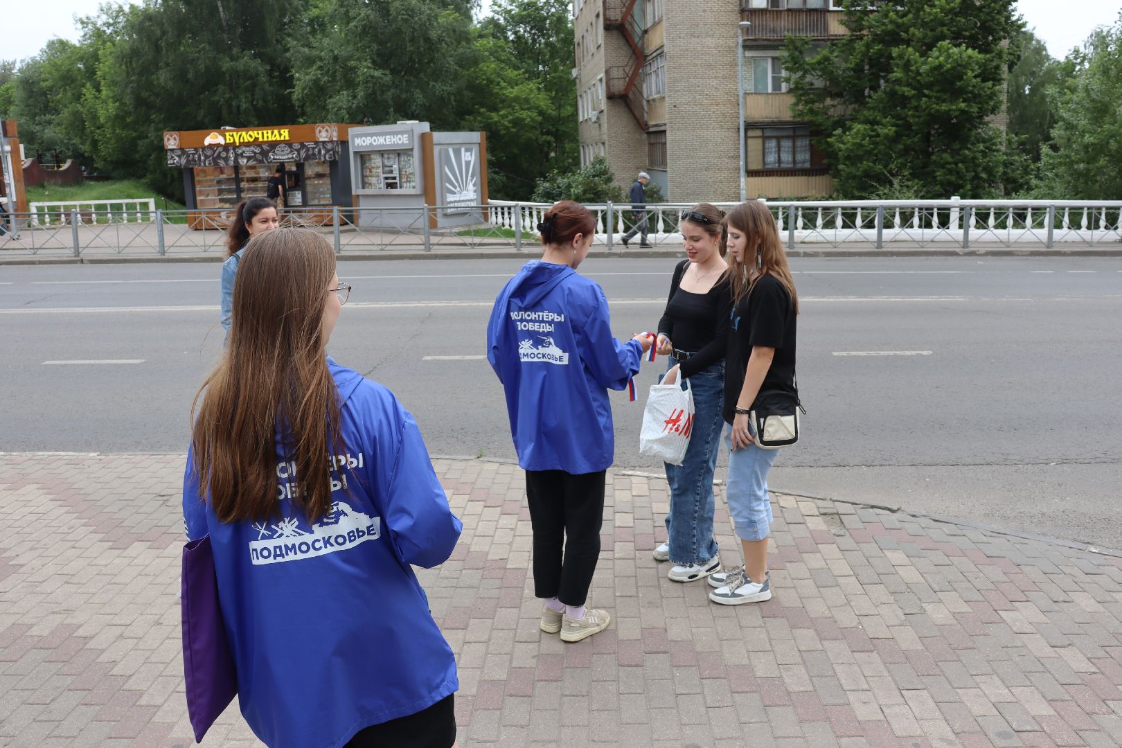 день россии, триколор, волонтеры победы,