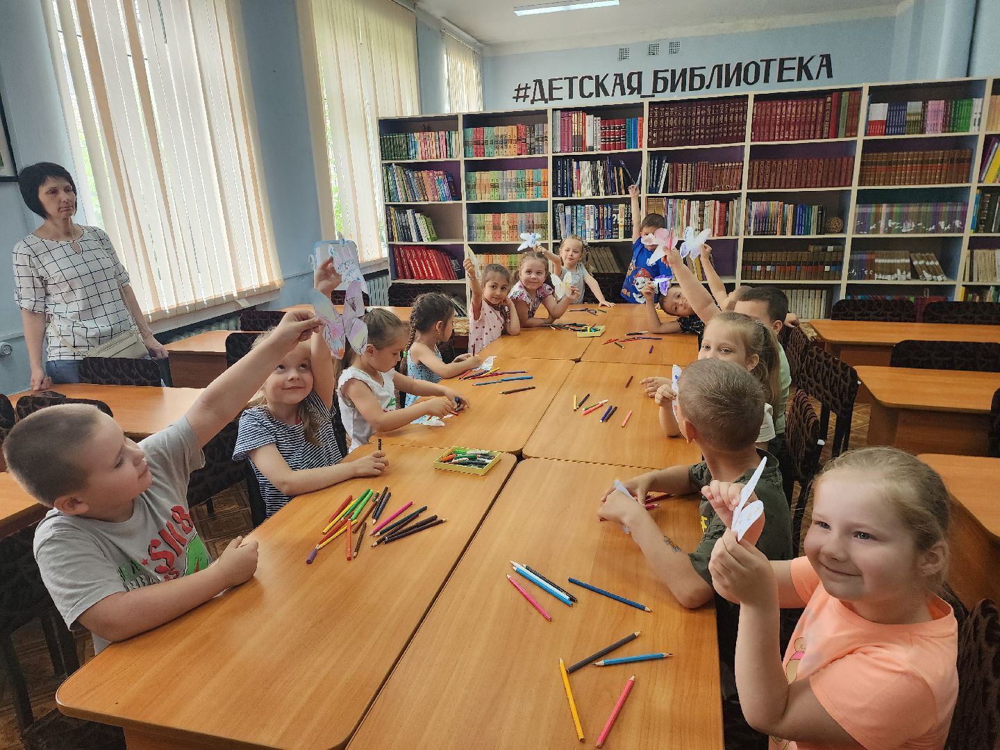 Международный день друзей, шатура, культурная шатура, библиотека, библиотекарь, дети,