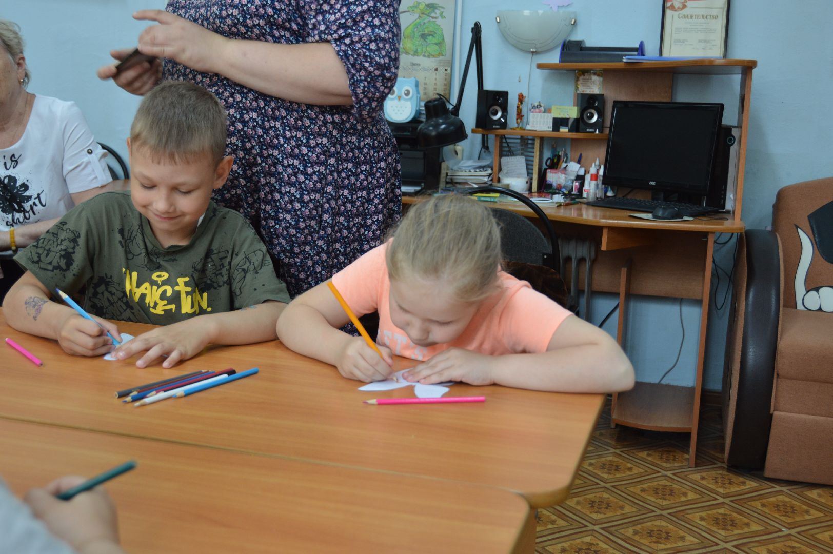 Международный день друзей, шатура, культурная шатура, библиотека, библиотекарь, дети,