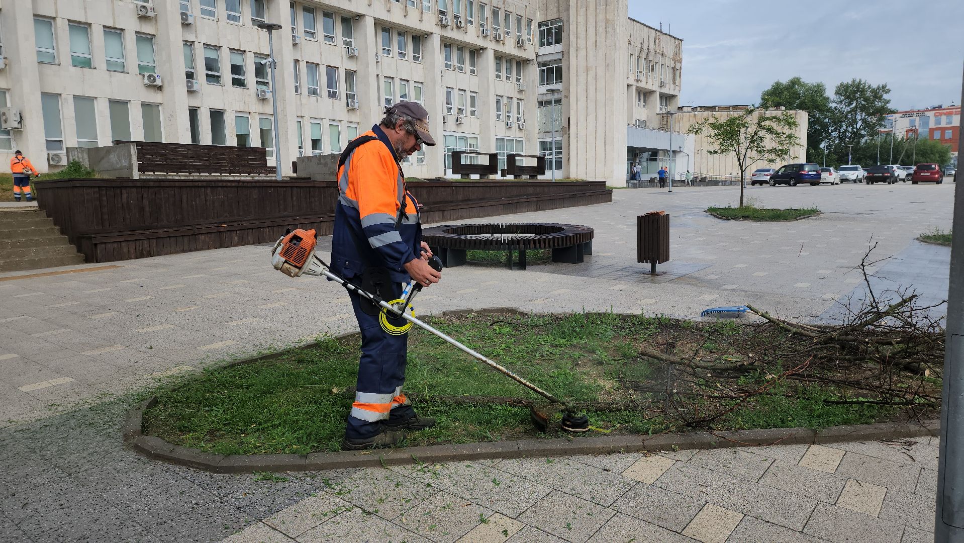 благоустройство, благоустройство 2024, руза, рузский городской округ, опиловка деревьев, коммунальщики, московская область,