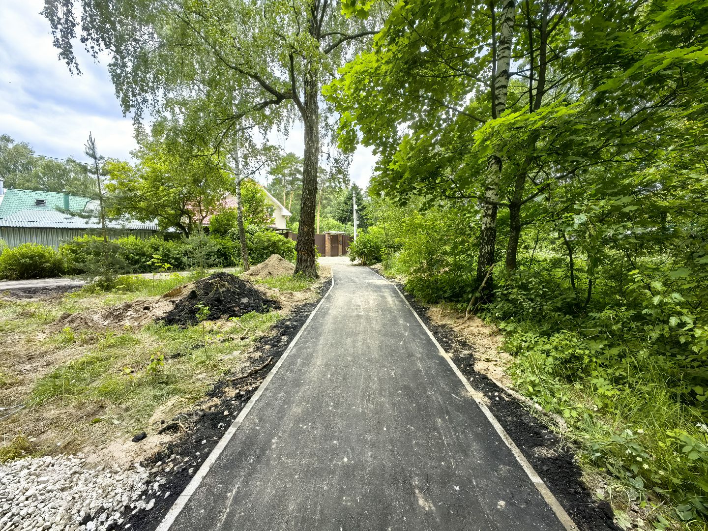 деревня, народная тропа, благоустройство, тротуар, дорожка, щёлково,