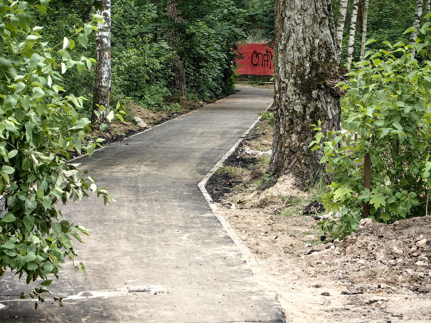 деревня, народная тропа, благоустройство, тротуар, дорожка, щёлково,