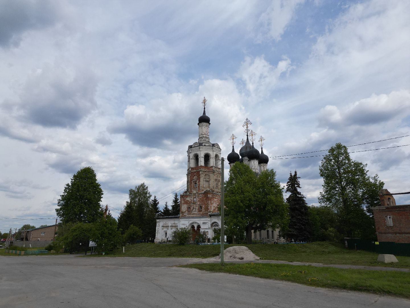 видео с коптера, храм, троицкий,