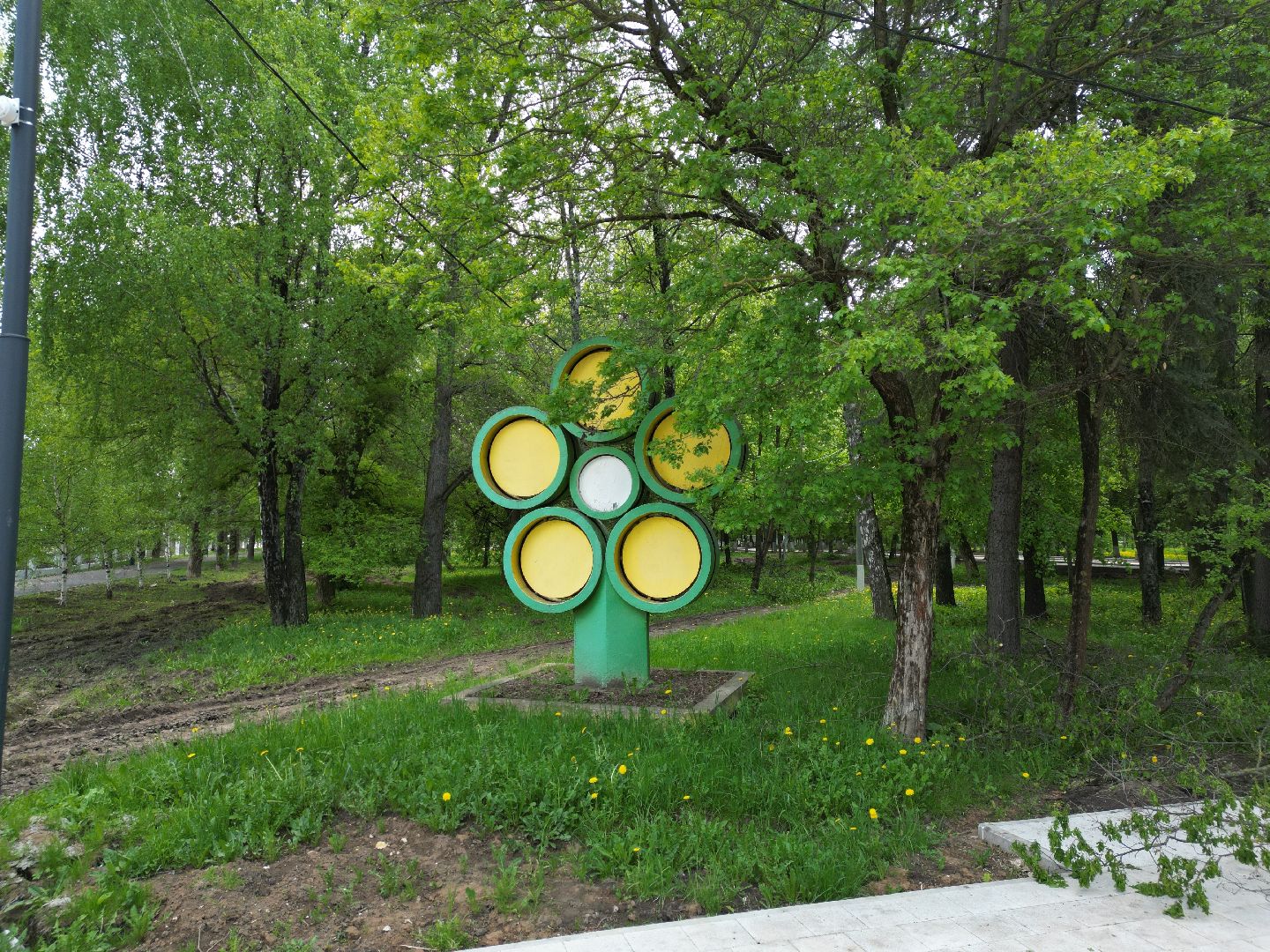 видео с коптера, коломна, парк,