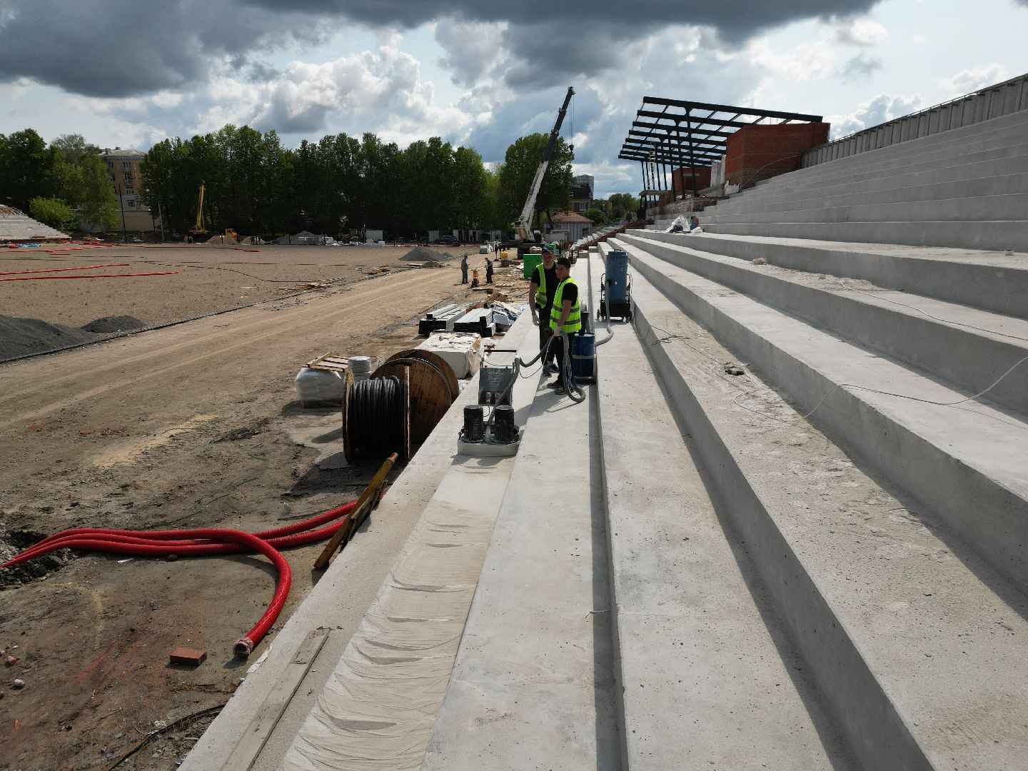 видео с коптера, спорт, коломна, авангард,