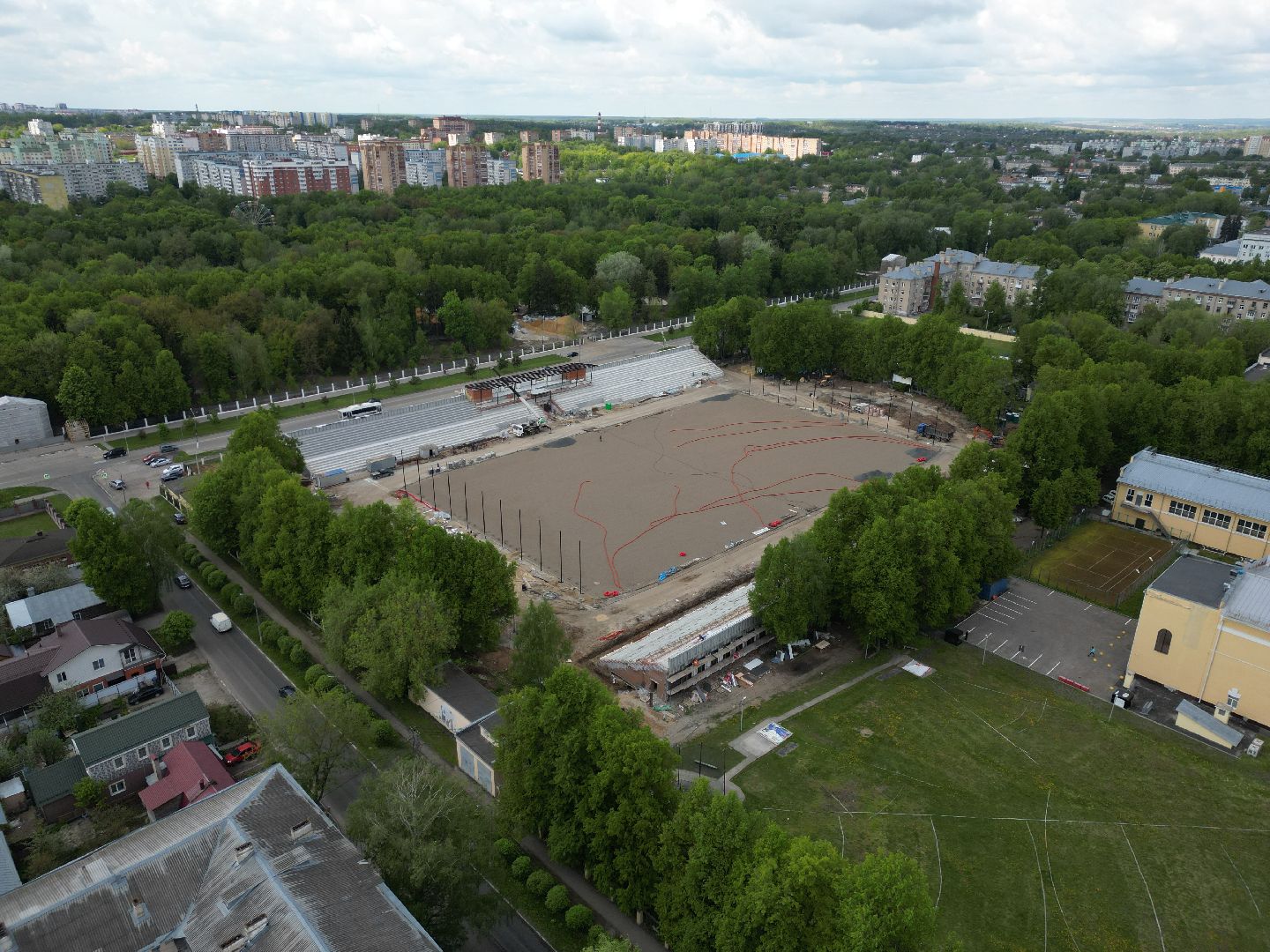 видео с коптера, спорт, коломна, авангард,