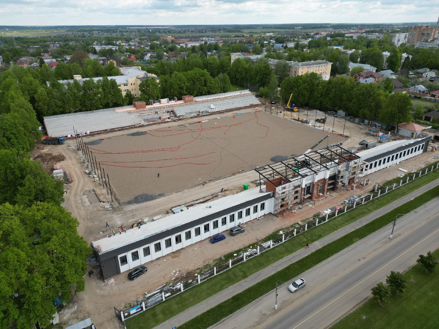 видео с коптера, спорт, коломна, авангард,