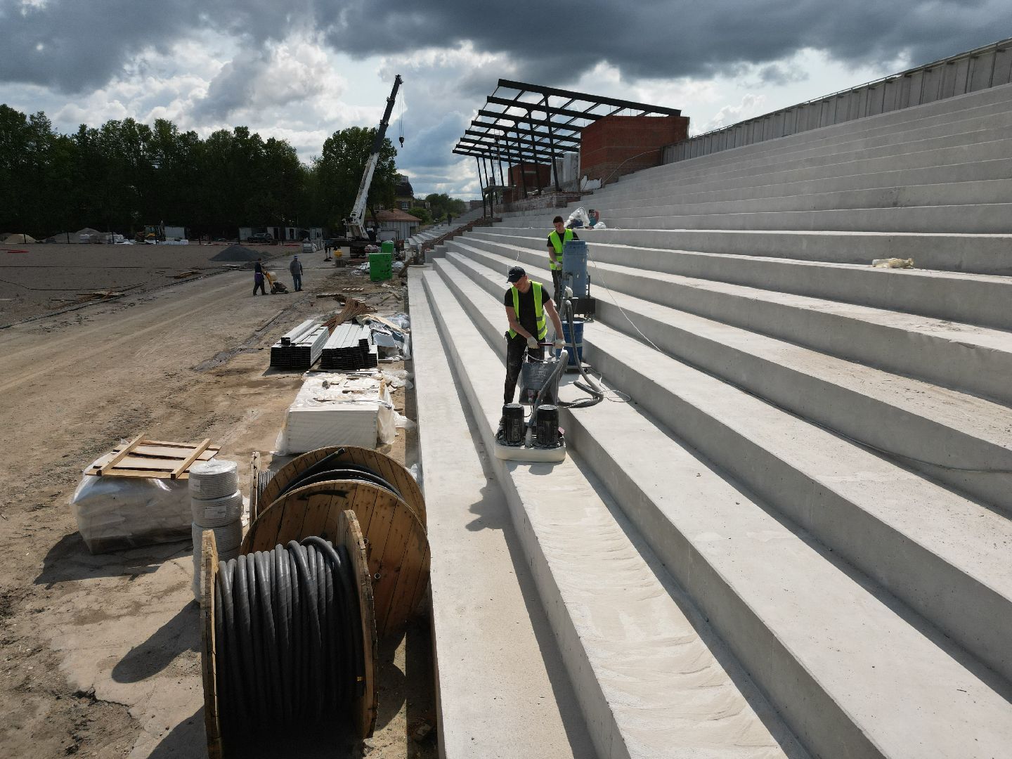 видео с коптера, спорт, коломна, авангард,